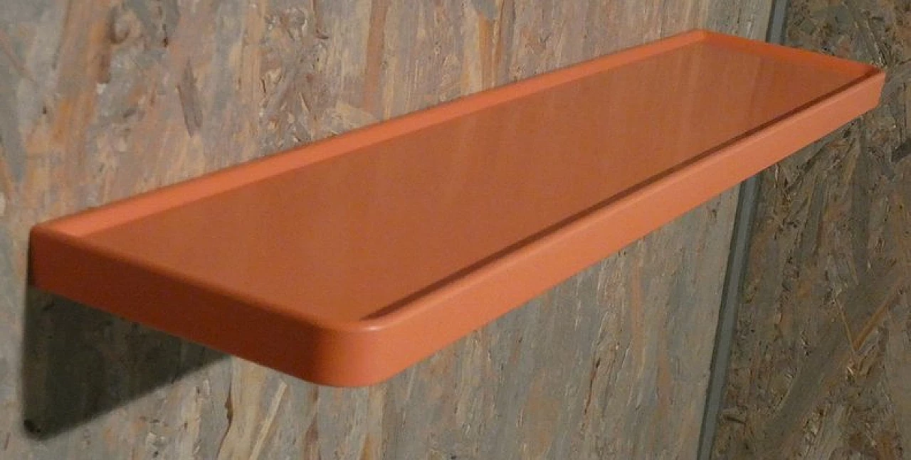 Specchio America con mensola Dora di Carrara & Matta, anni '70 7