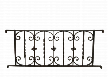 FREGIO - BALCONCINO IN FERRO BATTUTO INIZIO '900