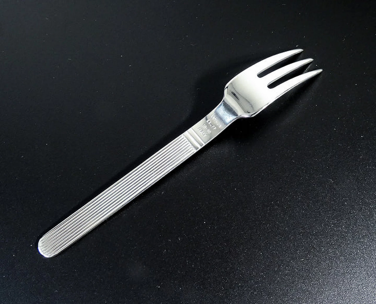 12 Forks in 18/10 steel by Arthur Krupp, 1970s 7