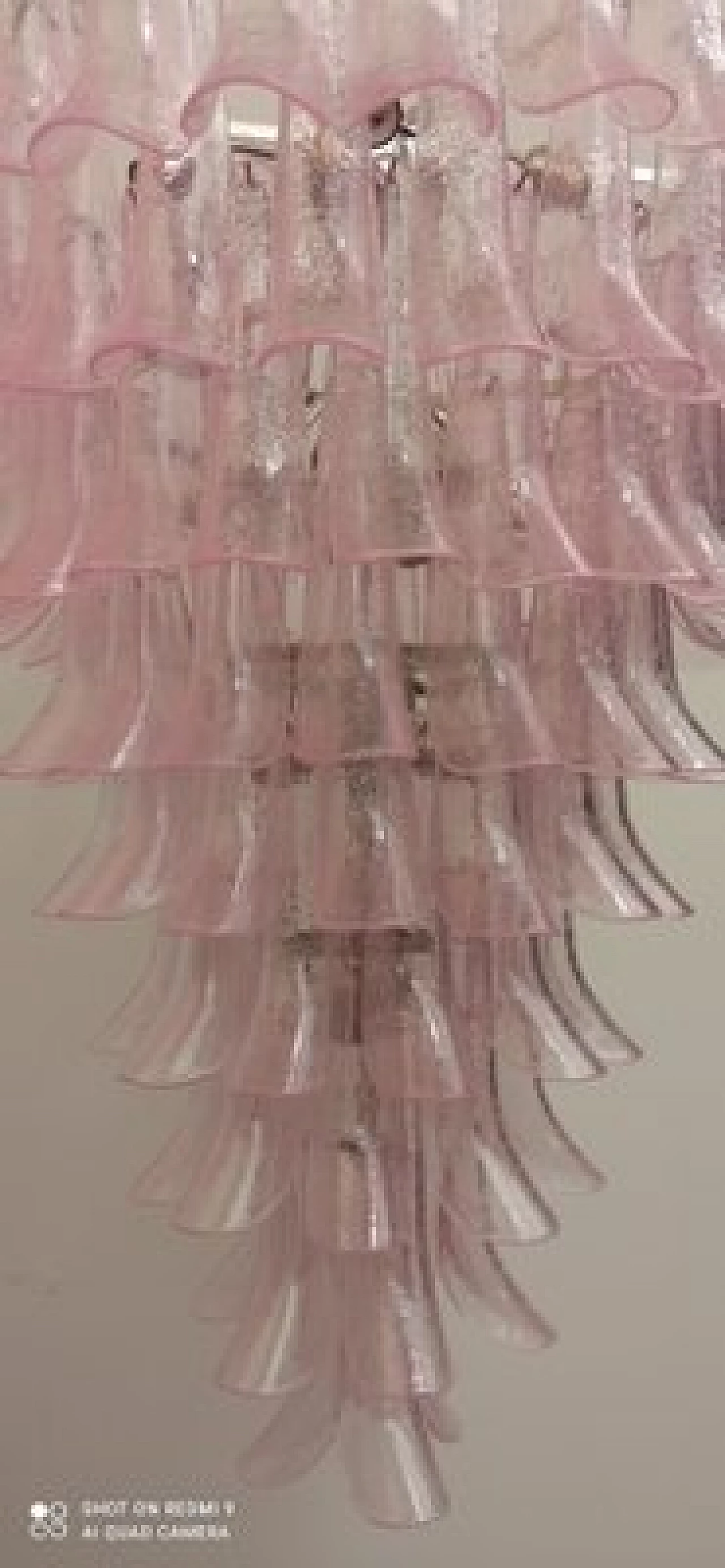 Chandelier with colored Murano glass selle 1