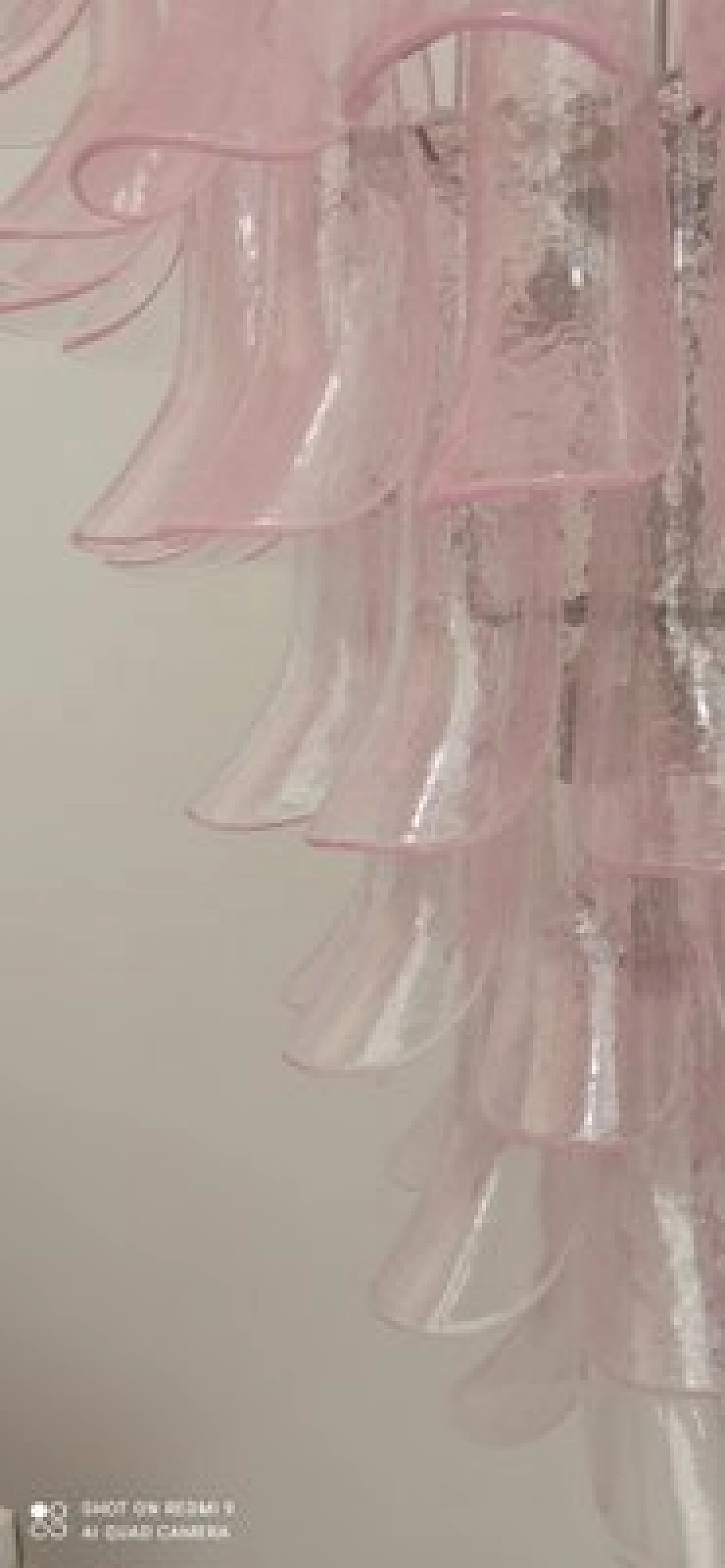 Chandelier with colored Murano glass selle 8