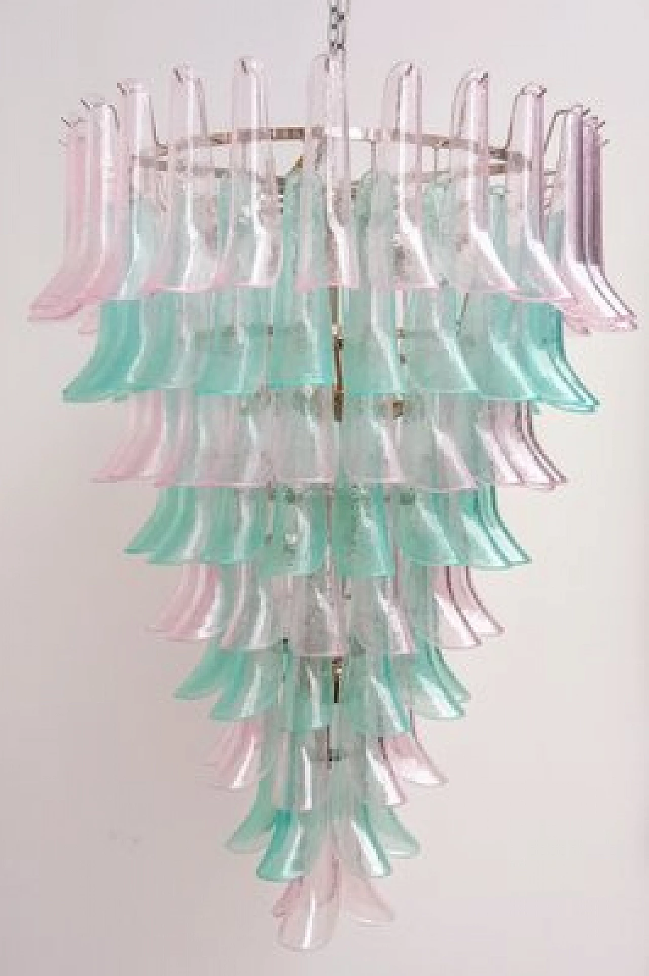 Chandelier with colored Murano glass selle 9