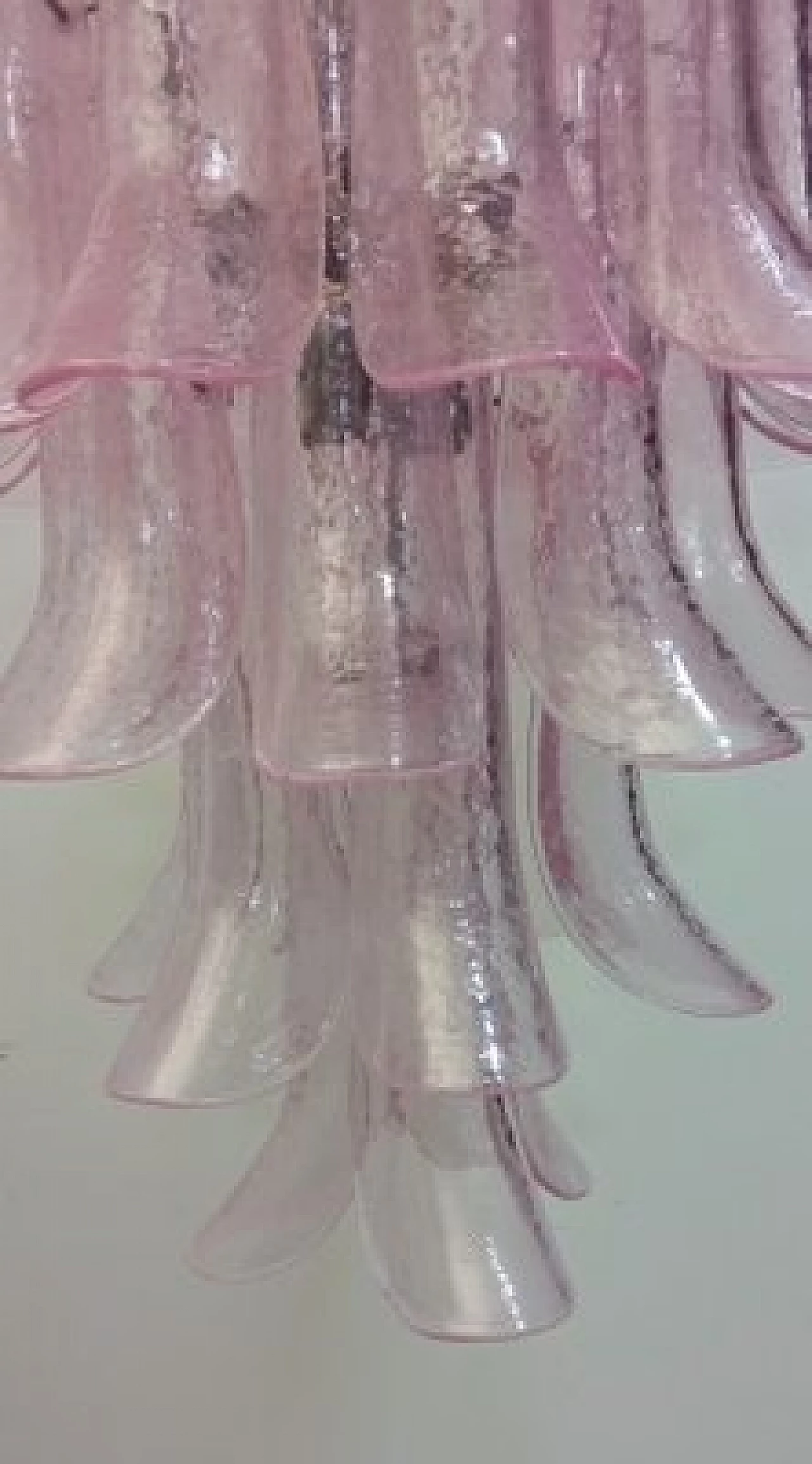 Chandelier with colored Murano glass selle 18
