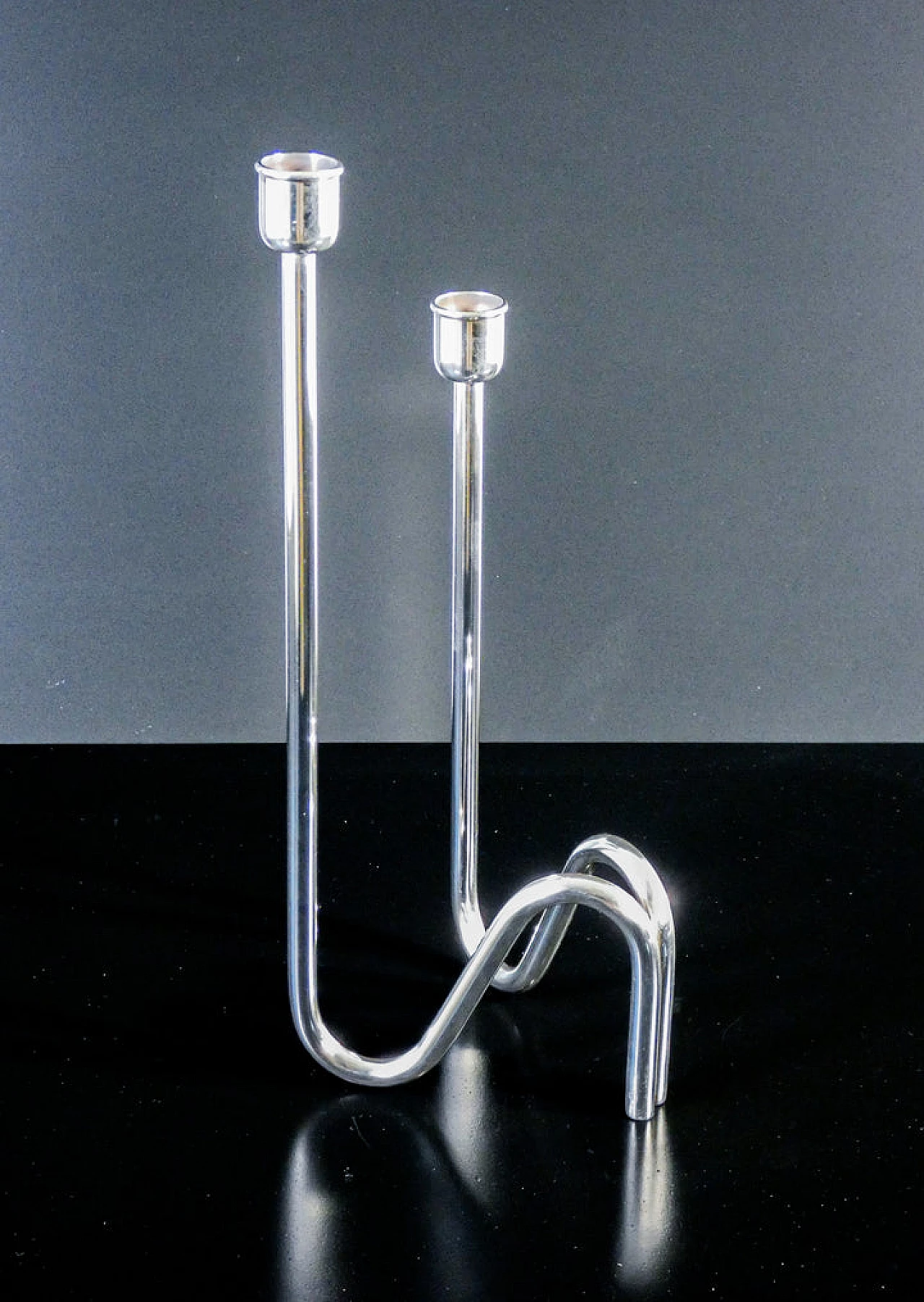 Fiamma candelabrum by Lino Sabattini for Argenteria Sabattini, 1980s 2