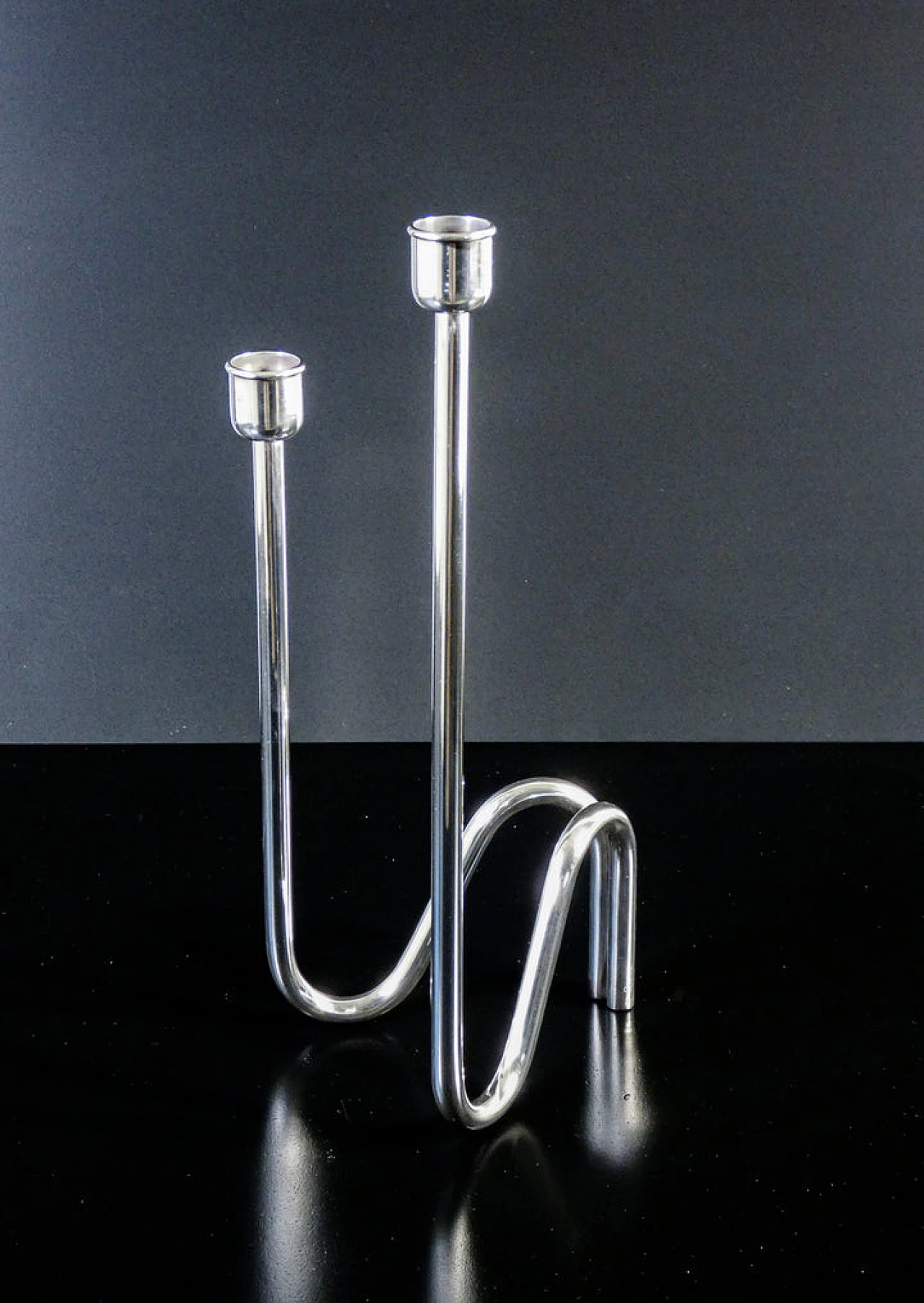 Fiamma candelabrum by Lino Sabattini for Argenteria Sabattini, 1980s 3