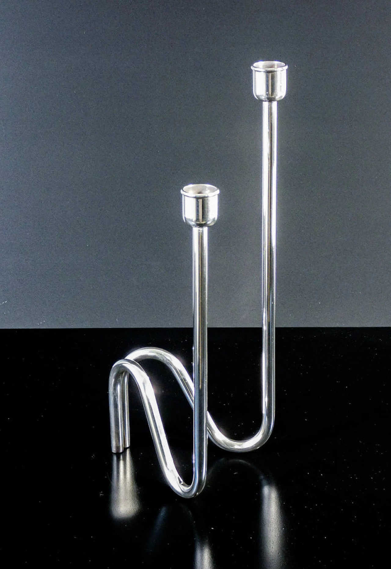 Fiamma candelabrum by Lino Sabattini for Argenteria Sabattini, 1980s 4