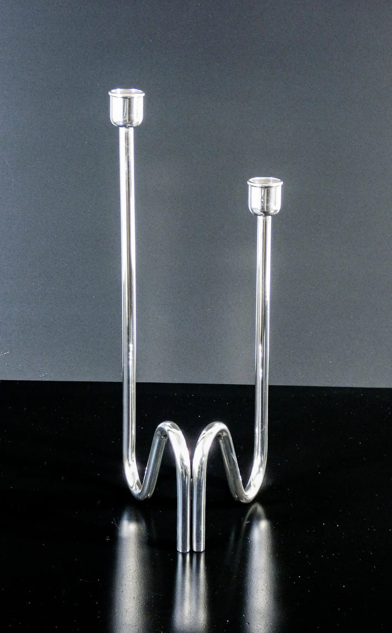 Fiamma candelabrum by Lino Sabattini for Argenteria Sabattini, 1980s 5