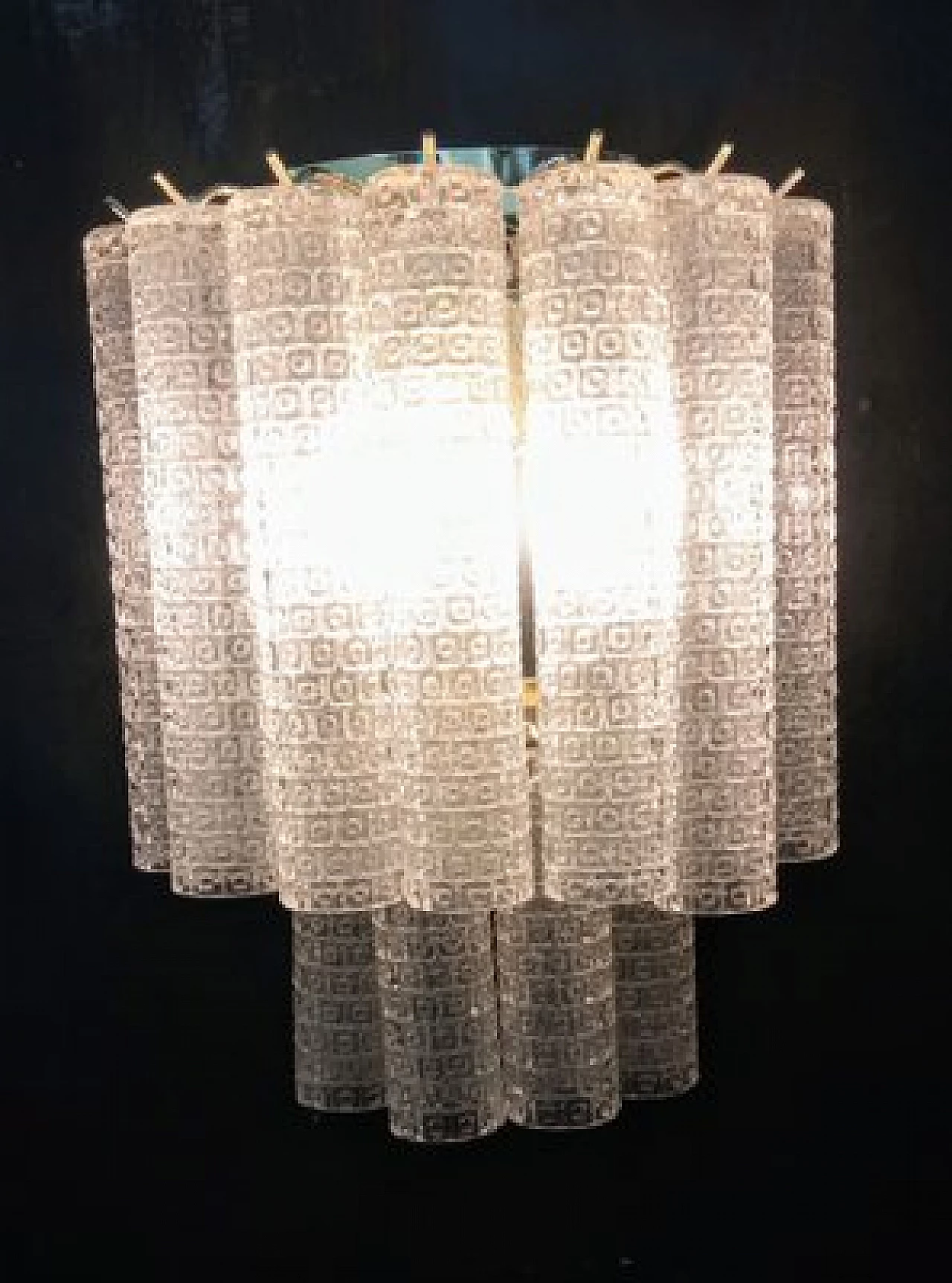 Pair of Murano glass wall lights by VeArt, 1970s 4