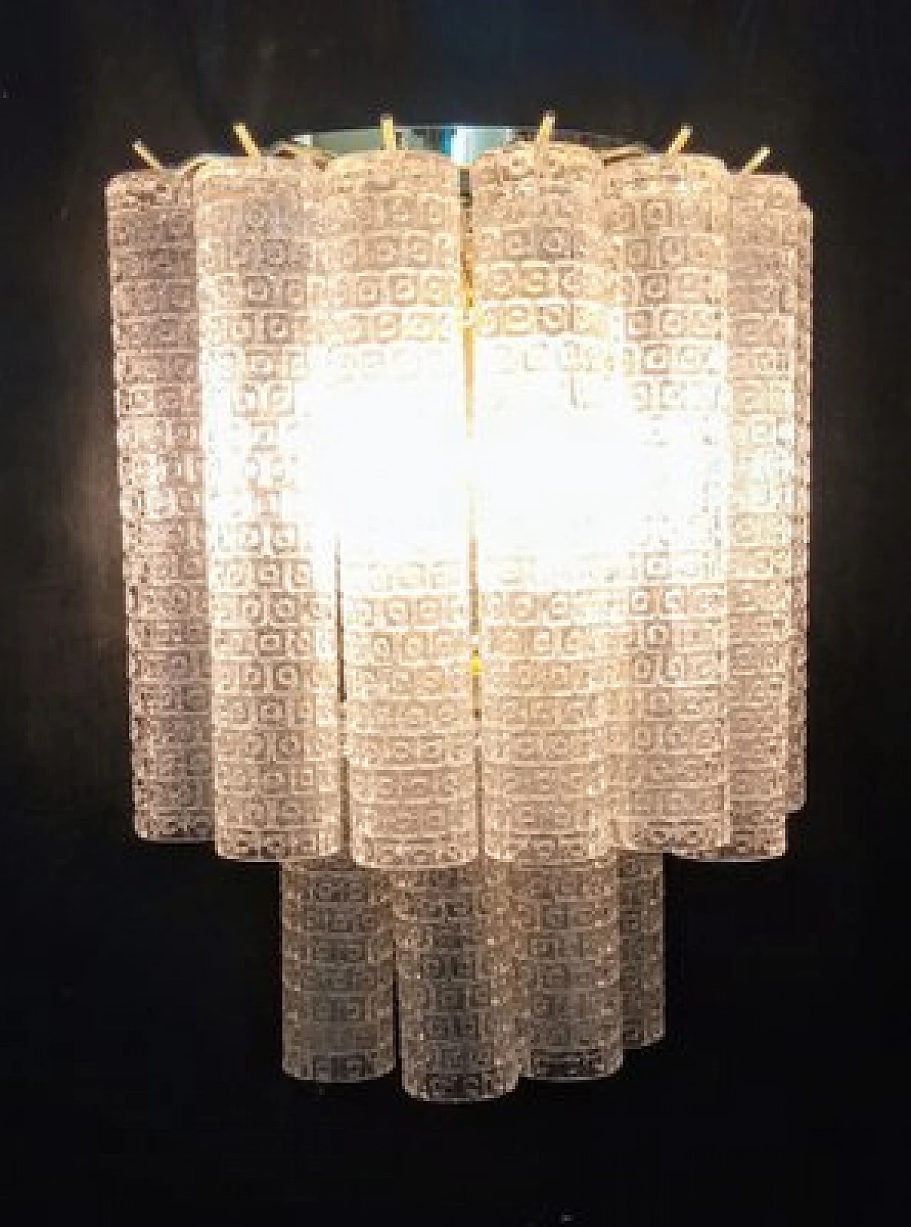 Pair of Murano glass wall lights by VeArt, 1970s 7