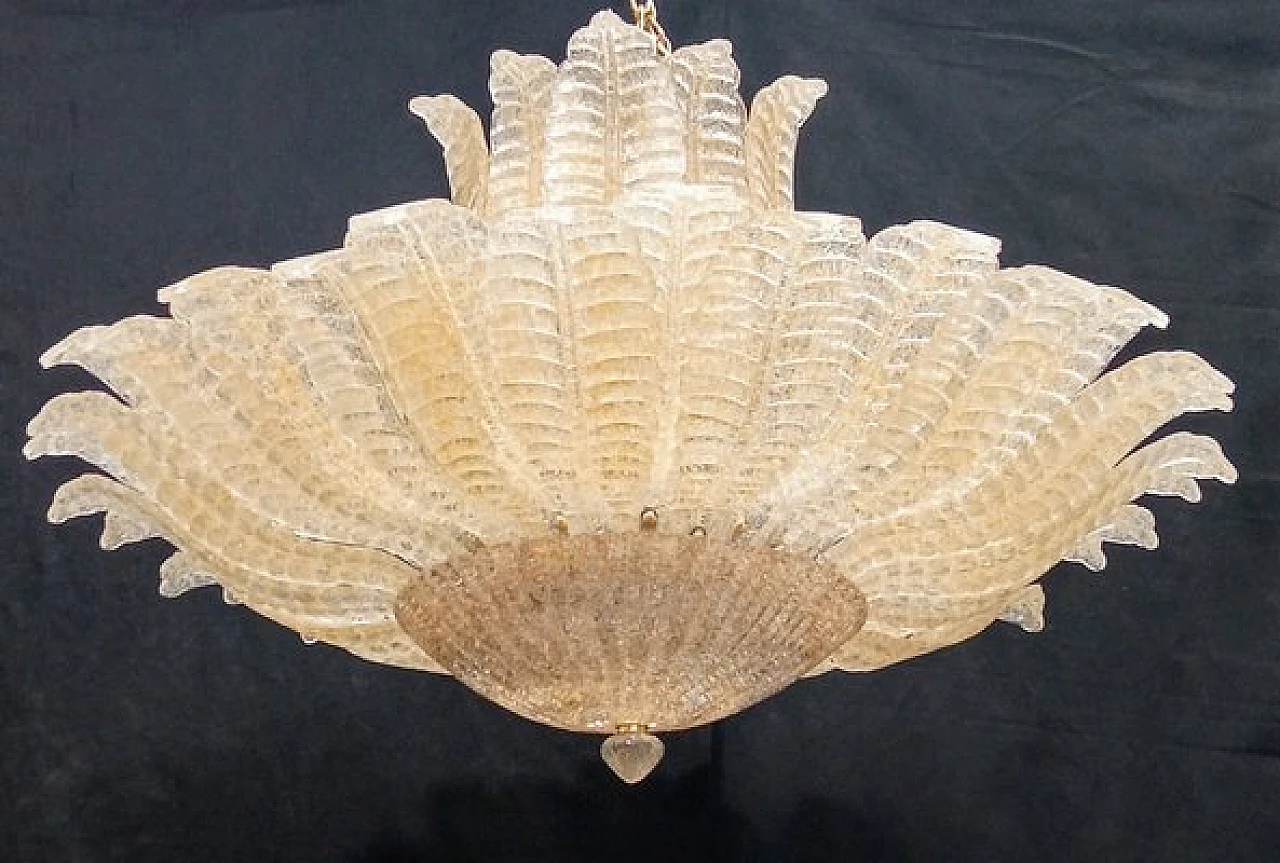 Murano glass chandelier by Familamp, 1990s 8