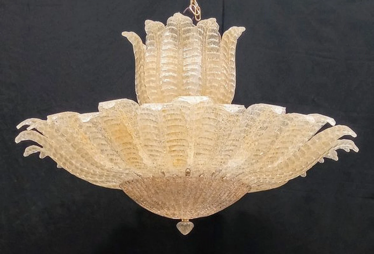 Murano glass chandelier by Familamp, 1990s 9
