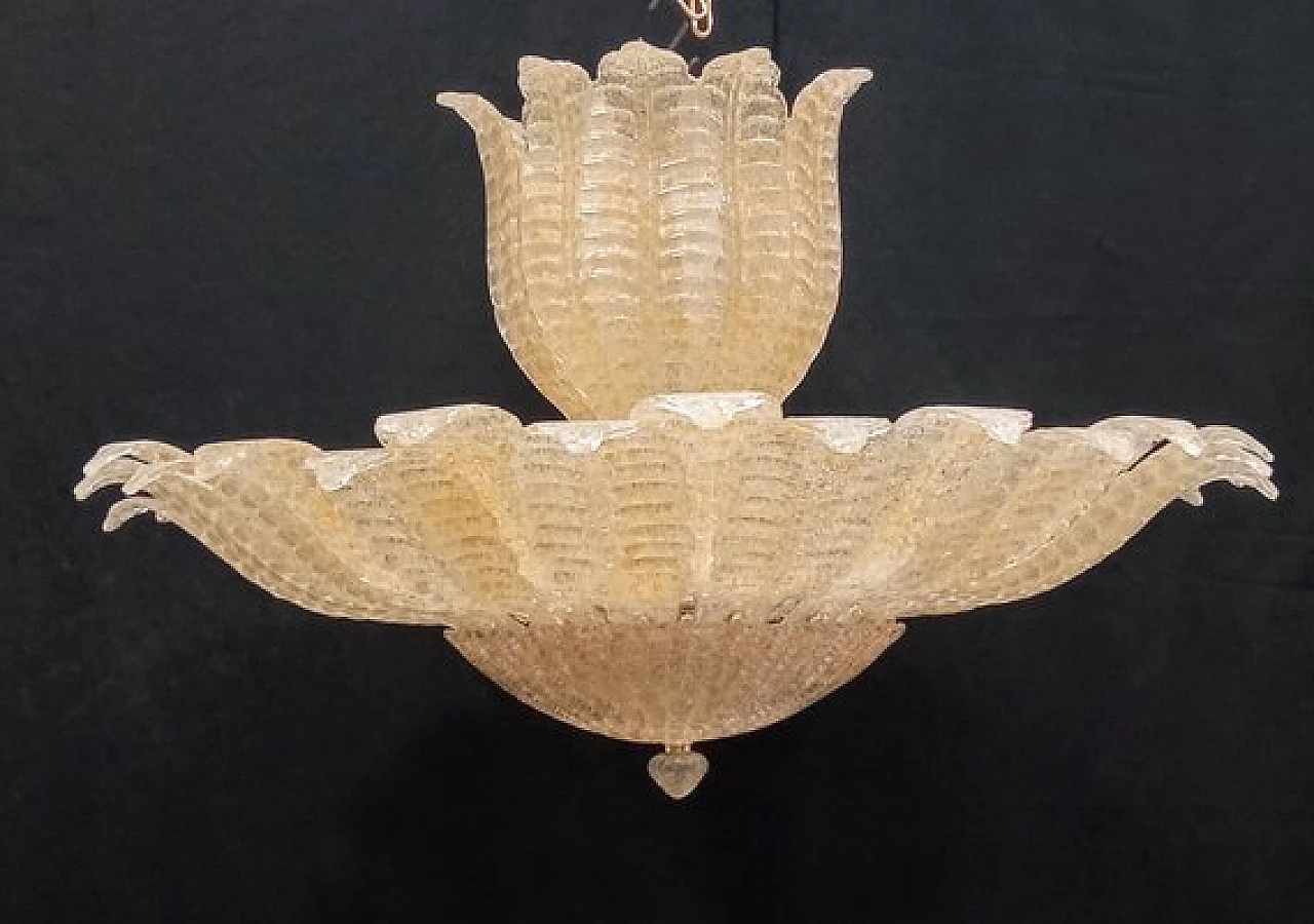 Murano glass chandelier by Familamp, 1990s 10