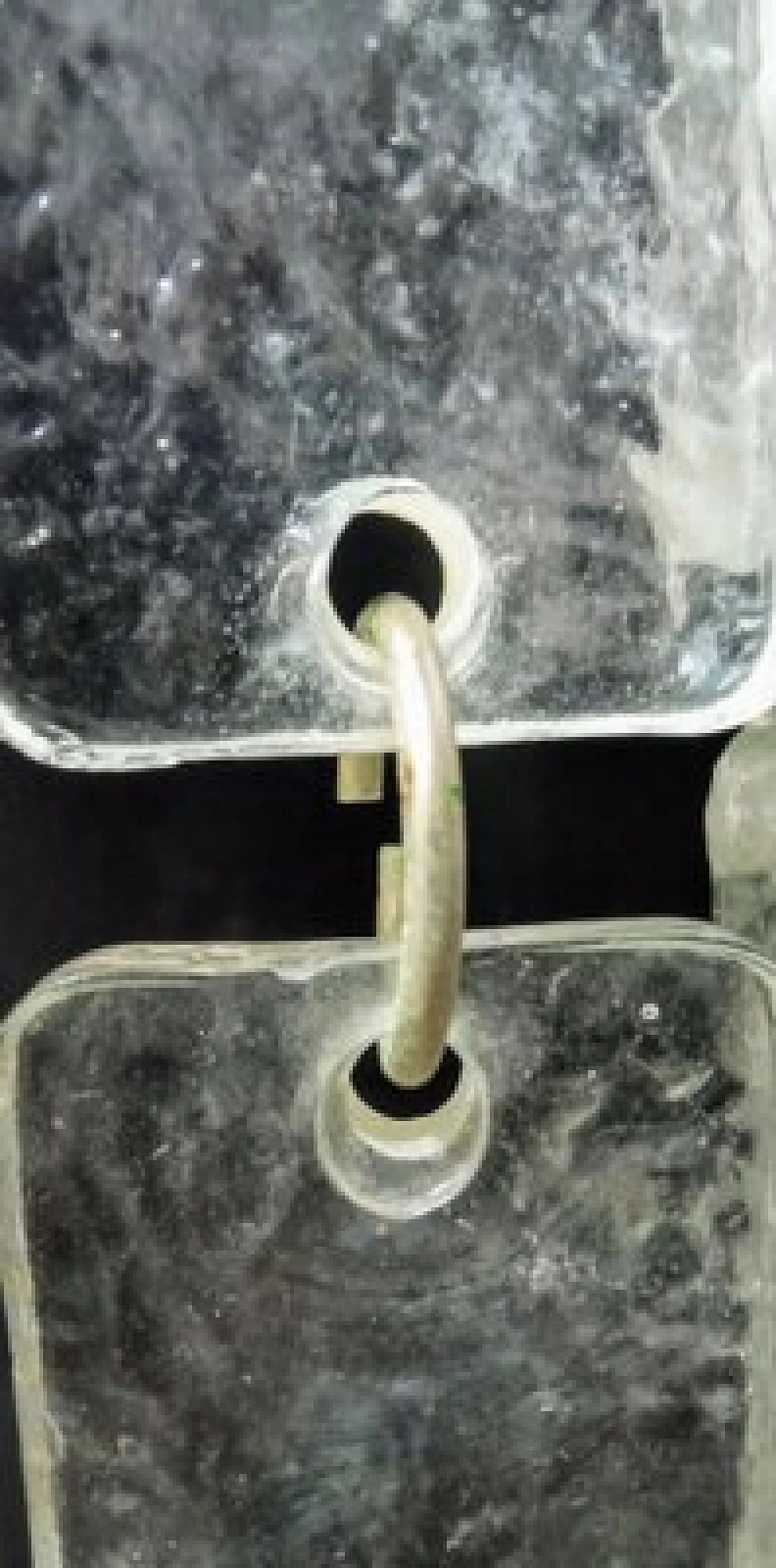 3 Applique in vetro di Murano trasparente di VeArt, anni '60 11