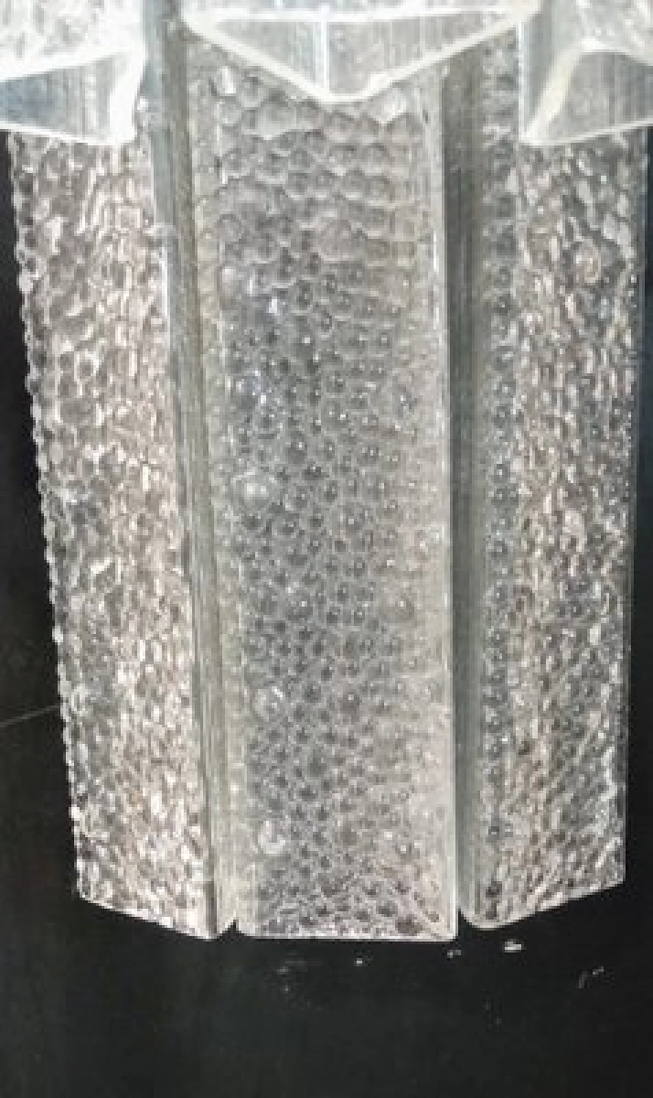 Coppia di applique in vetro di Murano trasparente di VeArt, anni '70 9