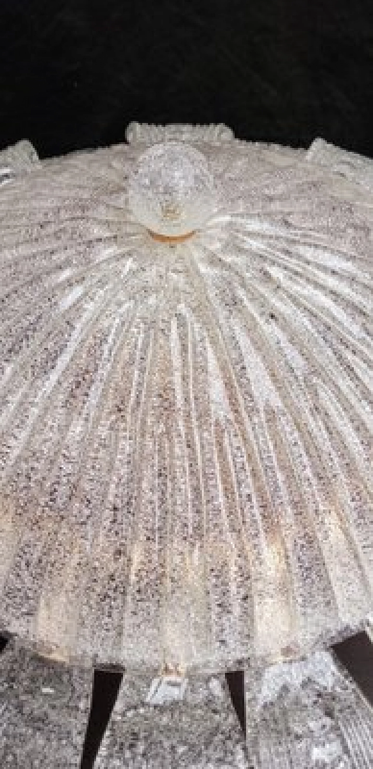 Plafoniera a fiore in vetro di Murano trasparente, anni '80 5