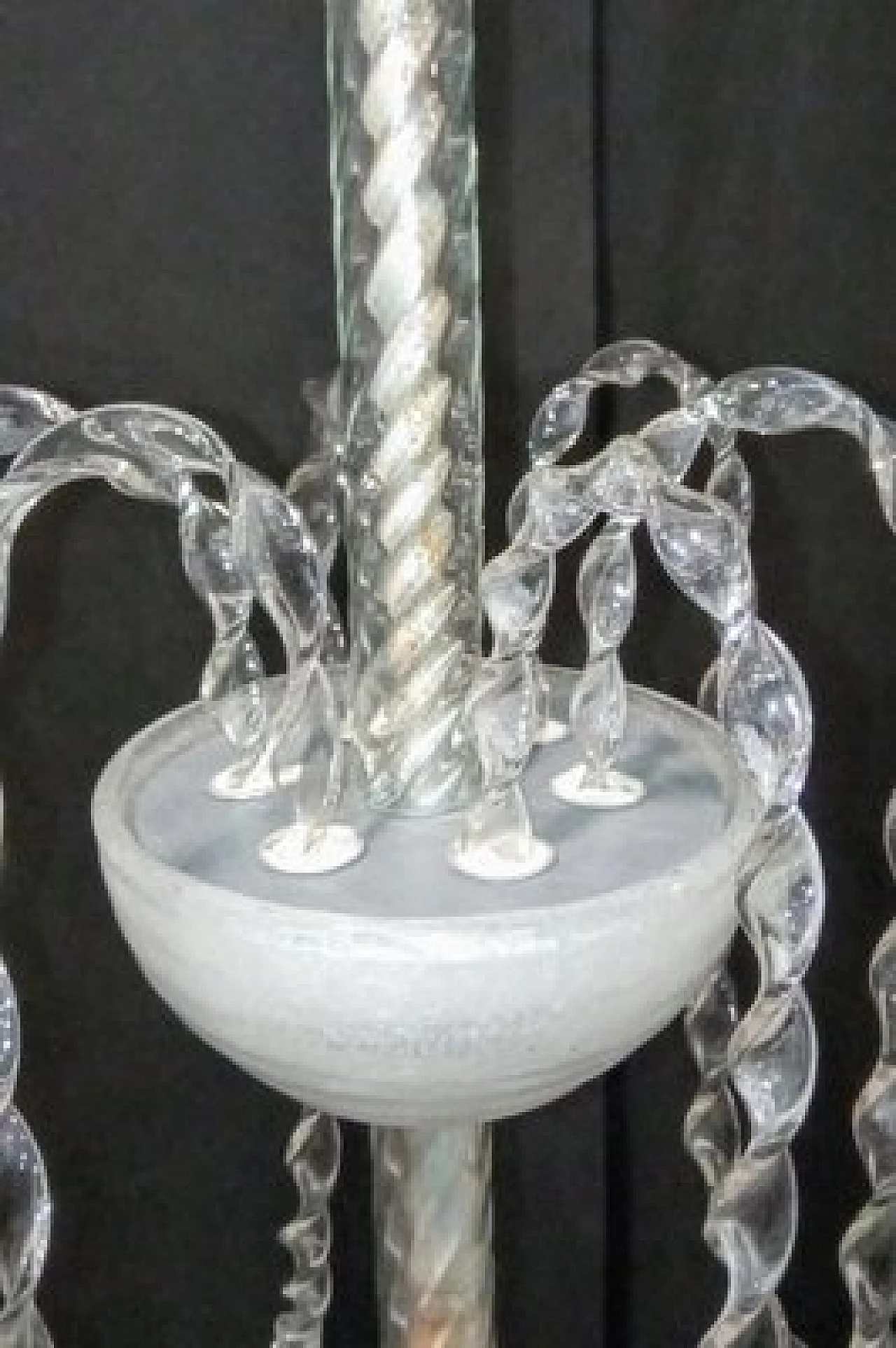 Pulegoso glass chandelier by Barovier & Toso, 1940s 15