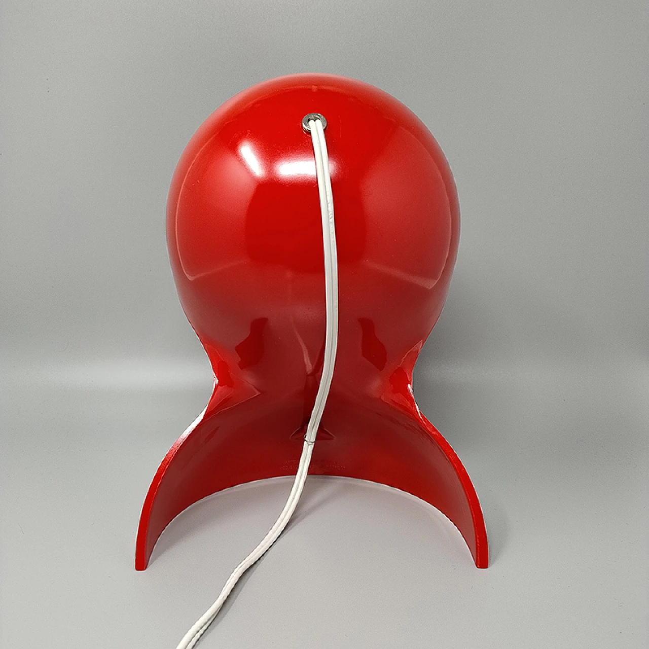 Red Dalù table lamp by Vico Magistretti for Artemide, 1965 12