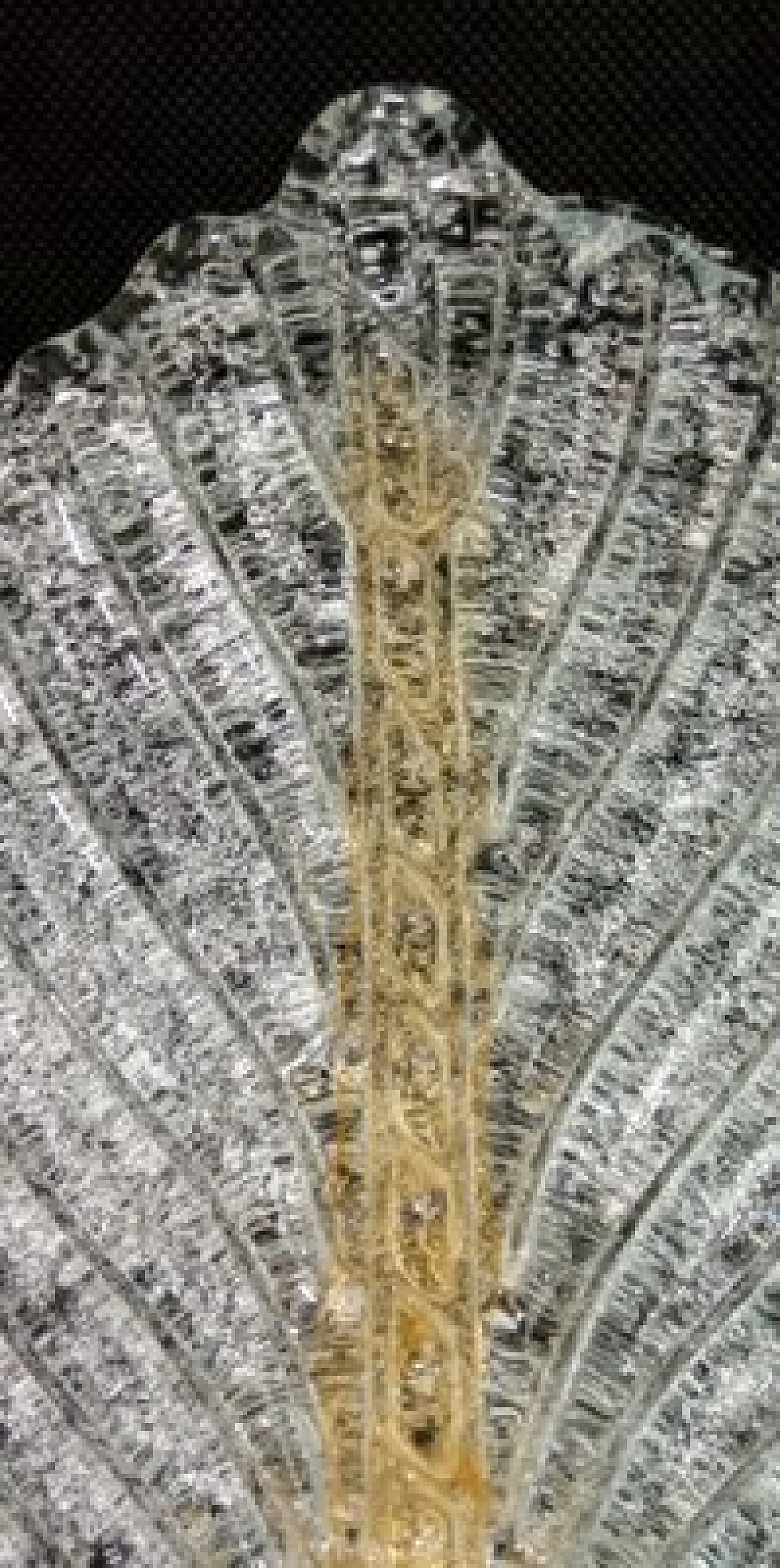 Pair of dew effect Murano glass and metal wall lights 7