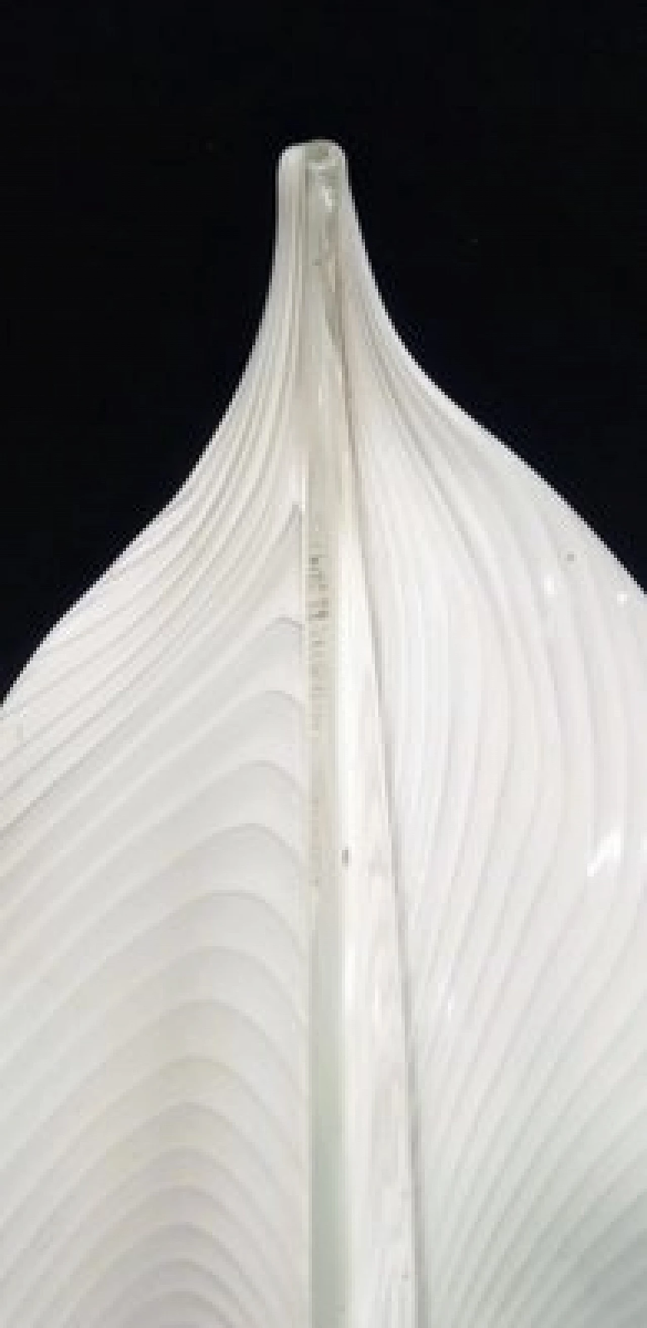 Murano glass and brass leaf wall light by Franco Luce, 1970s 6