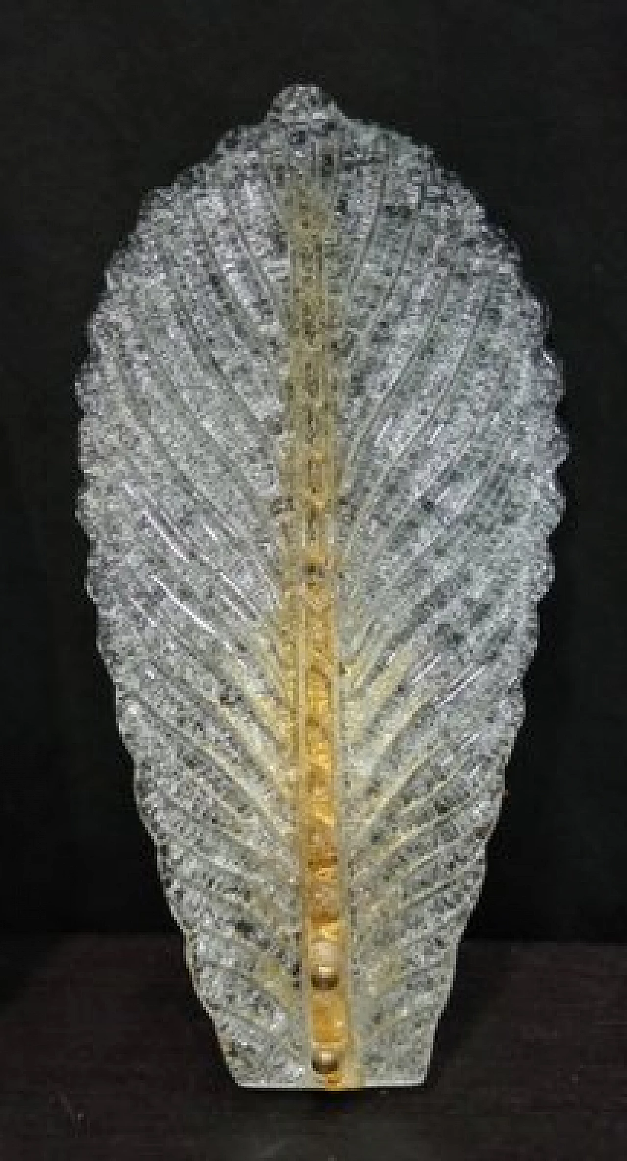 Pair of dew effect Murano glass and metal wall lights 9