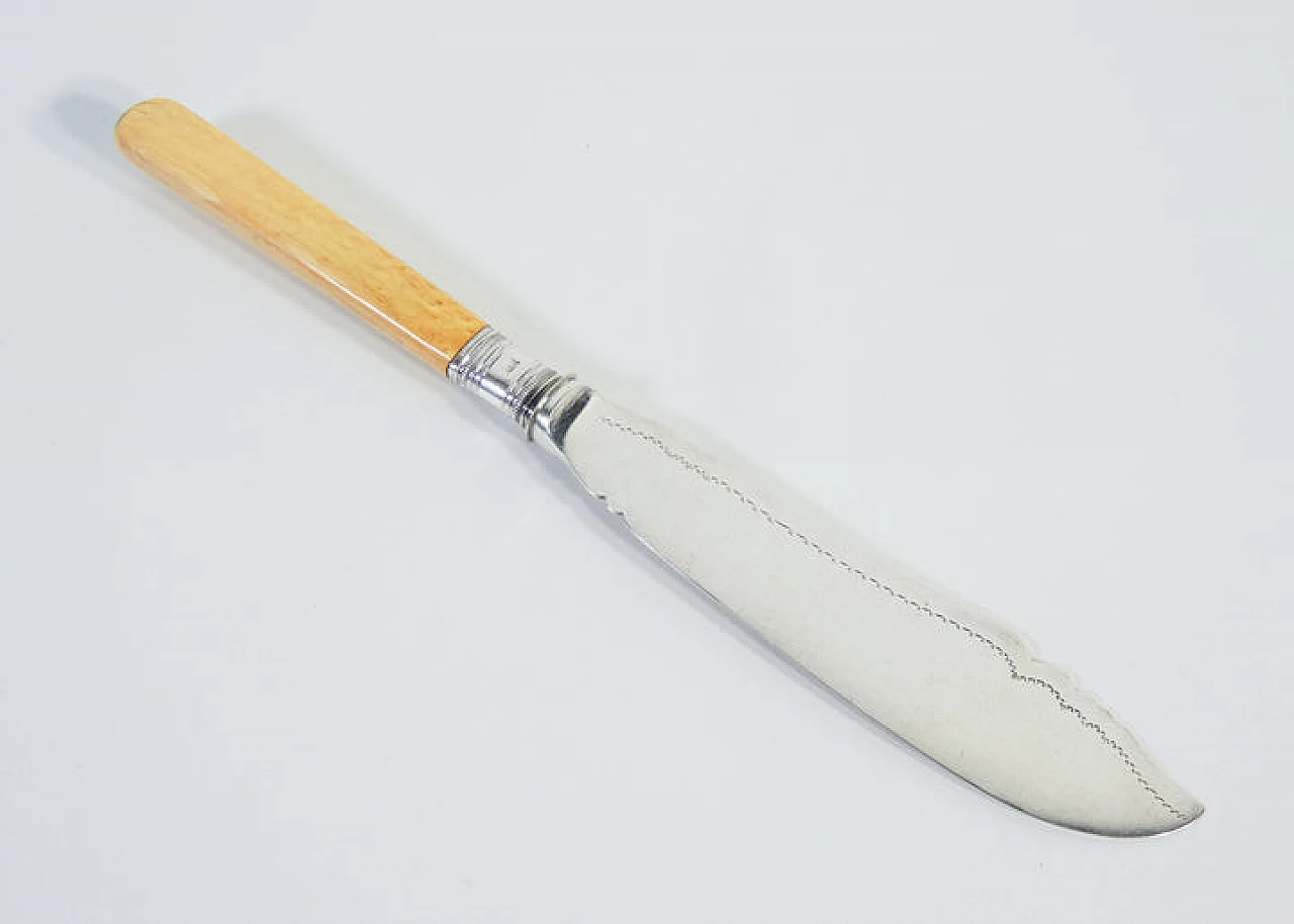 Fish cutlery service with case by William Briggs, 1886 5