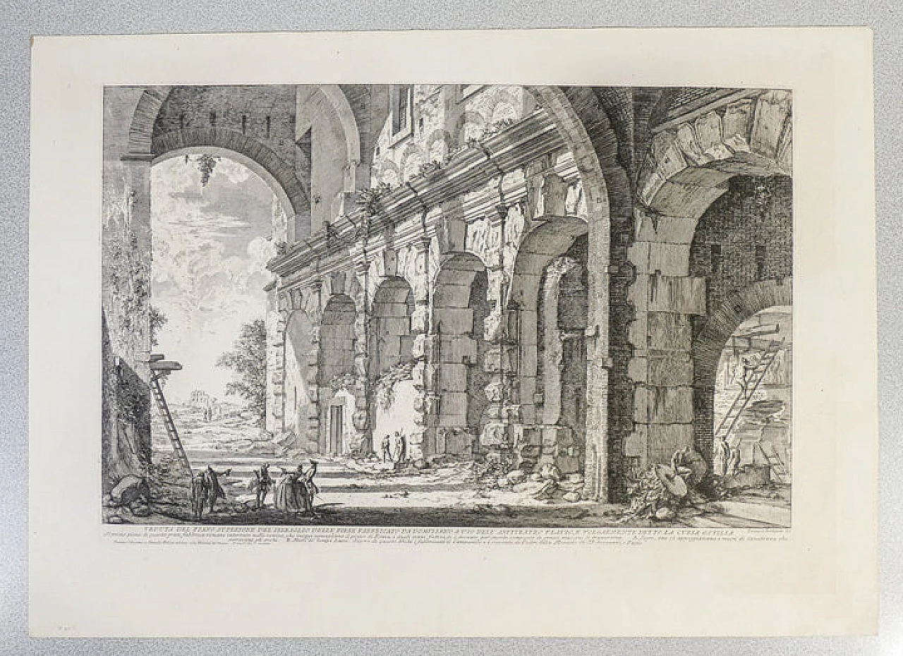 G. B. Piranesi, Veduta del Serraglio delle Fiere, acquaforte, 1757 2