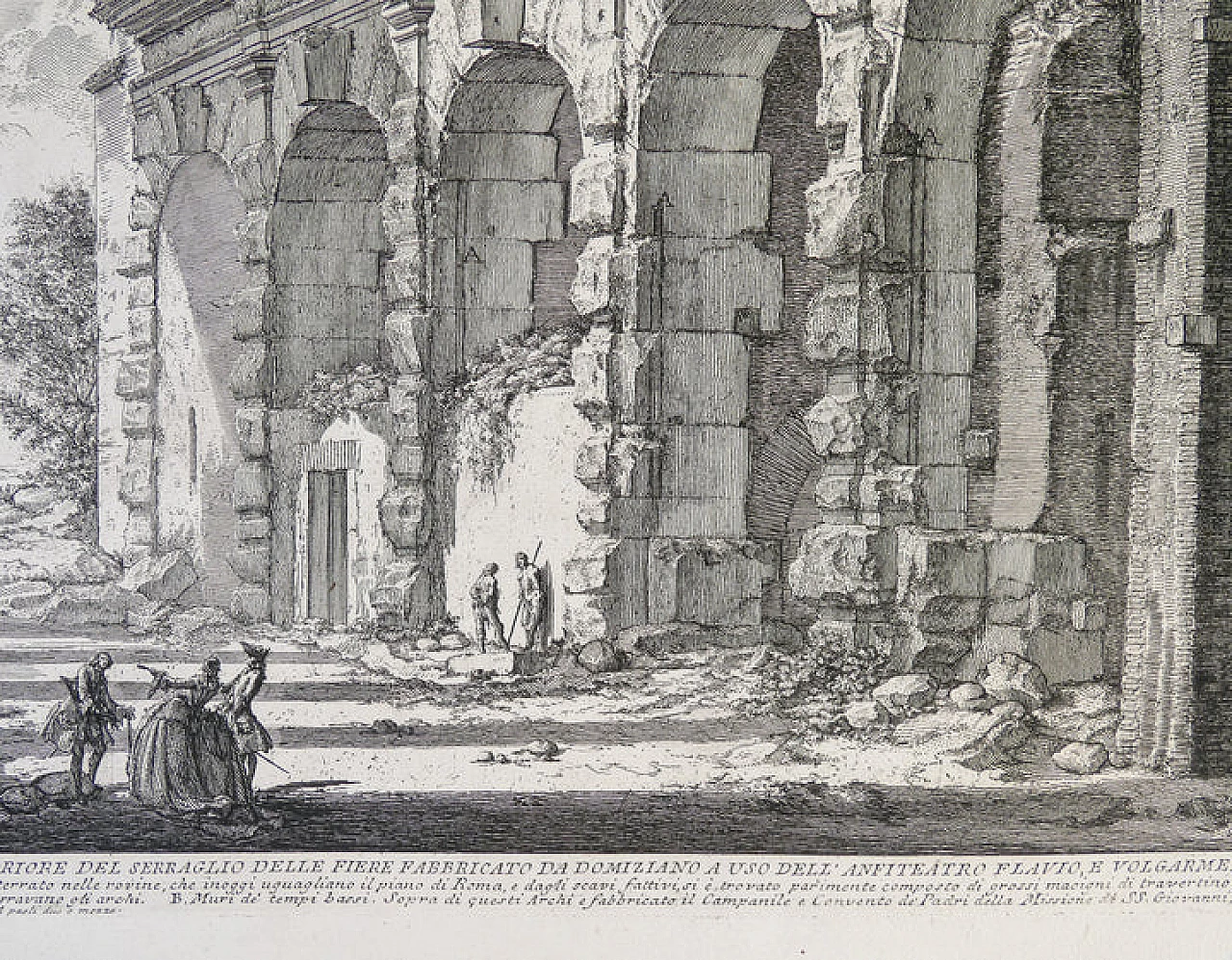 G. B. Piranesi, Veduta del Serraglio delle Fiere, acquaforte, 1757 9