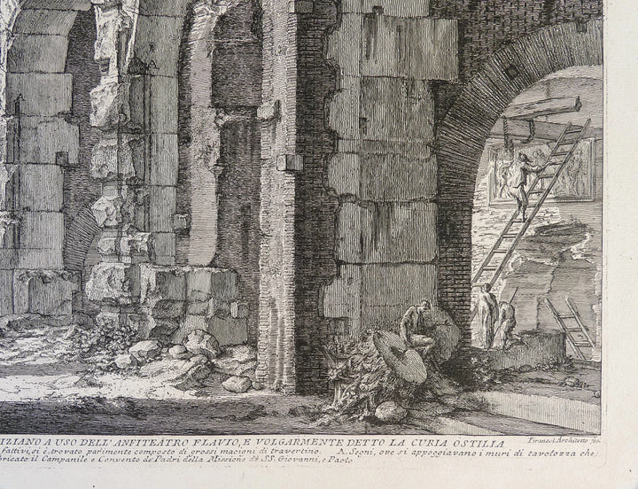 G. B. Piranesi, Veduta del Serraglio delle Fiere, acquaforte, 1757 10