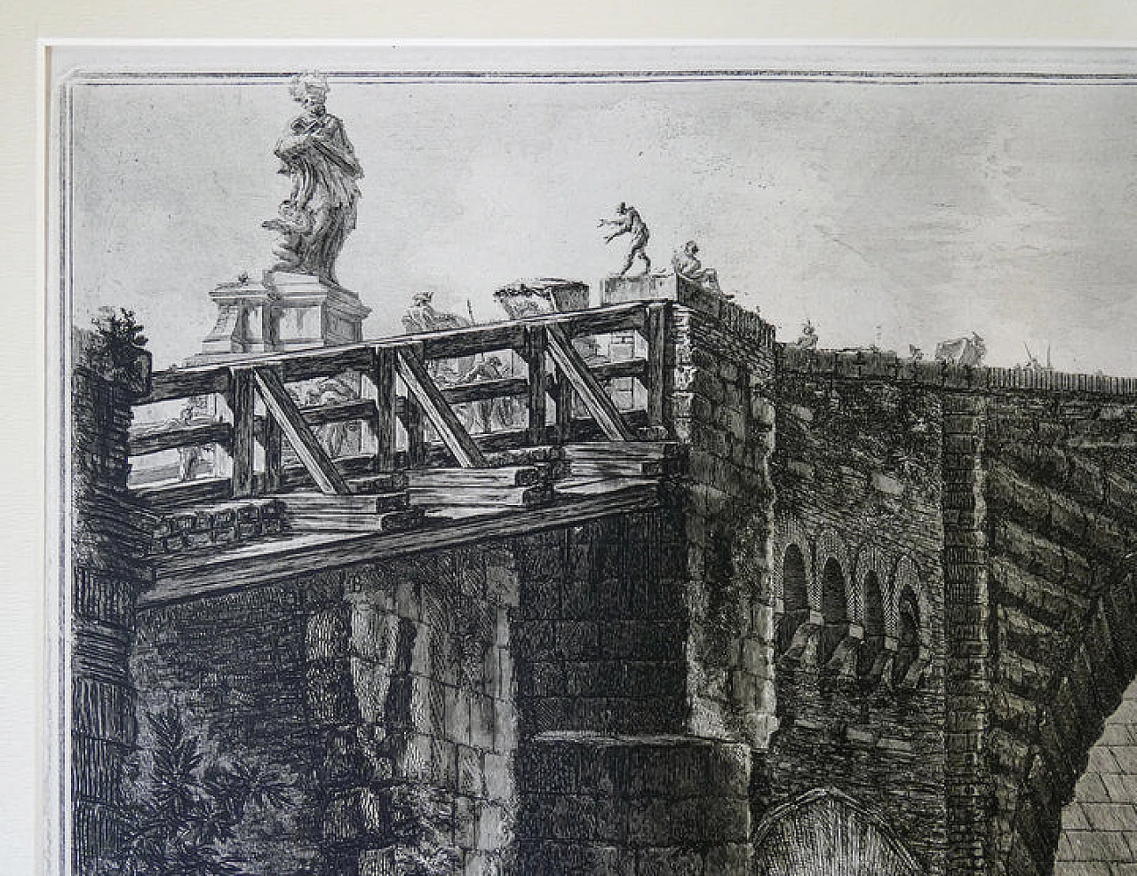 Piranesi F., Veduta del Ponte Molle, acquaforte, 1762 5