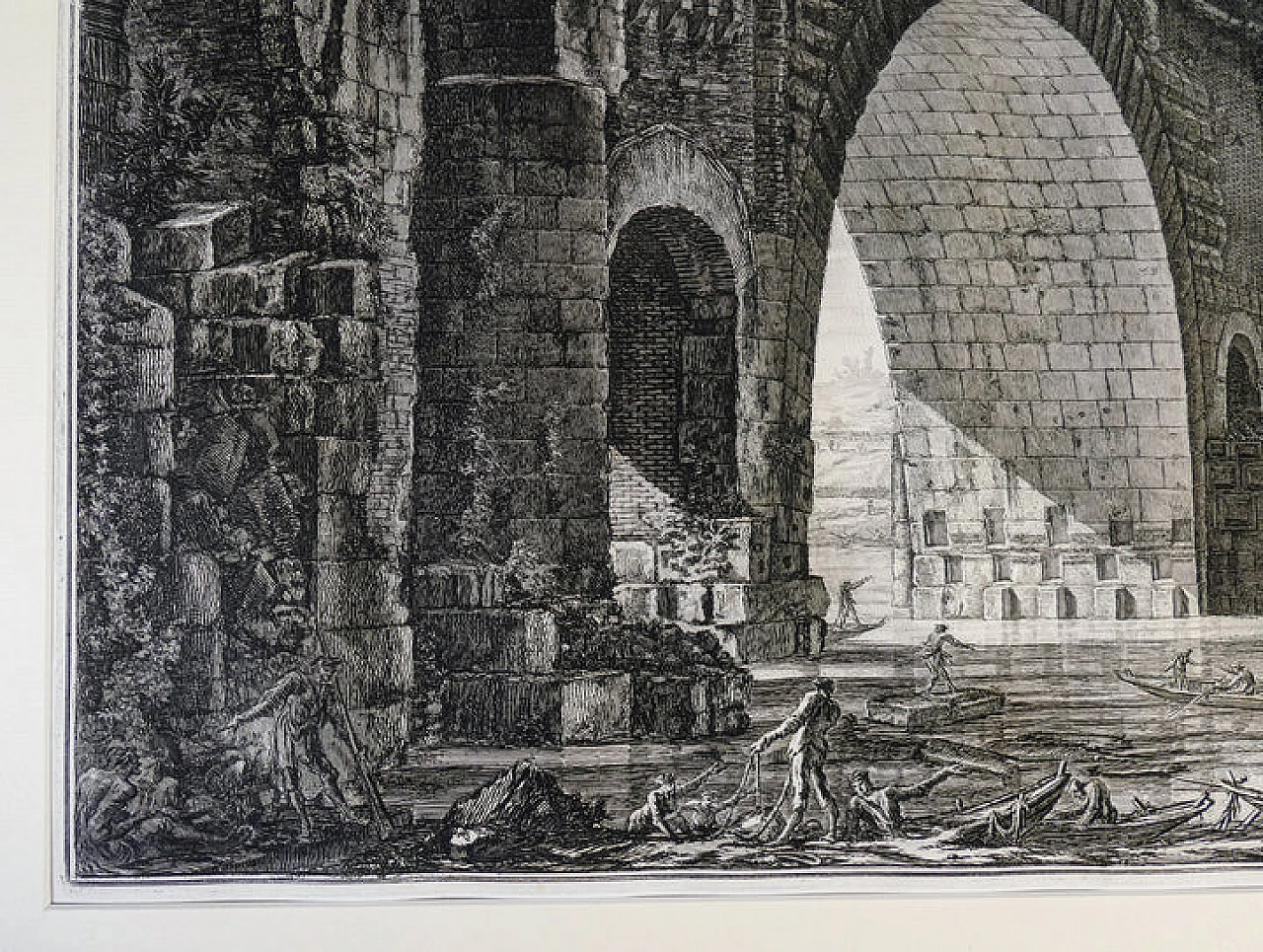 Piranesi F., Veduta del Ponte Molle, acquaforte, 1762 7