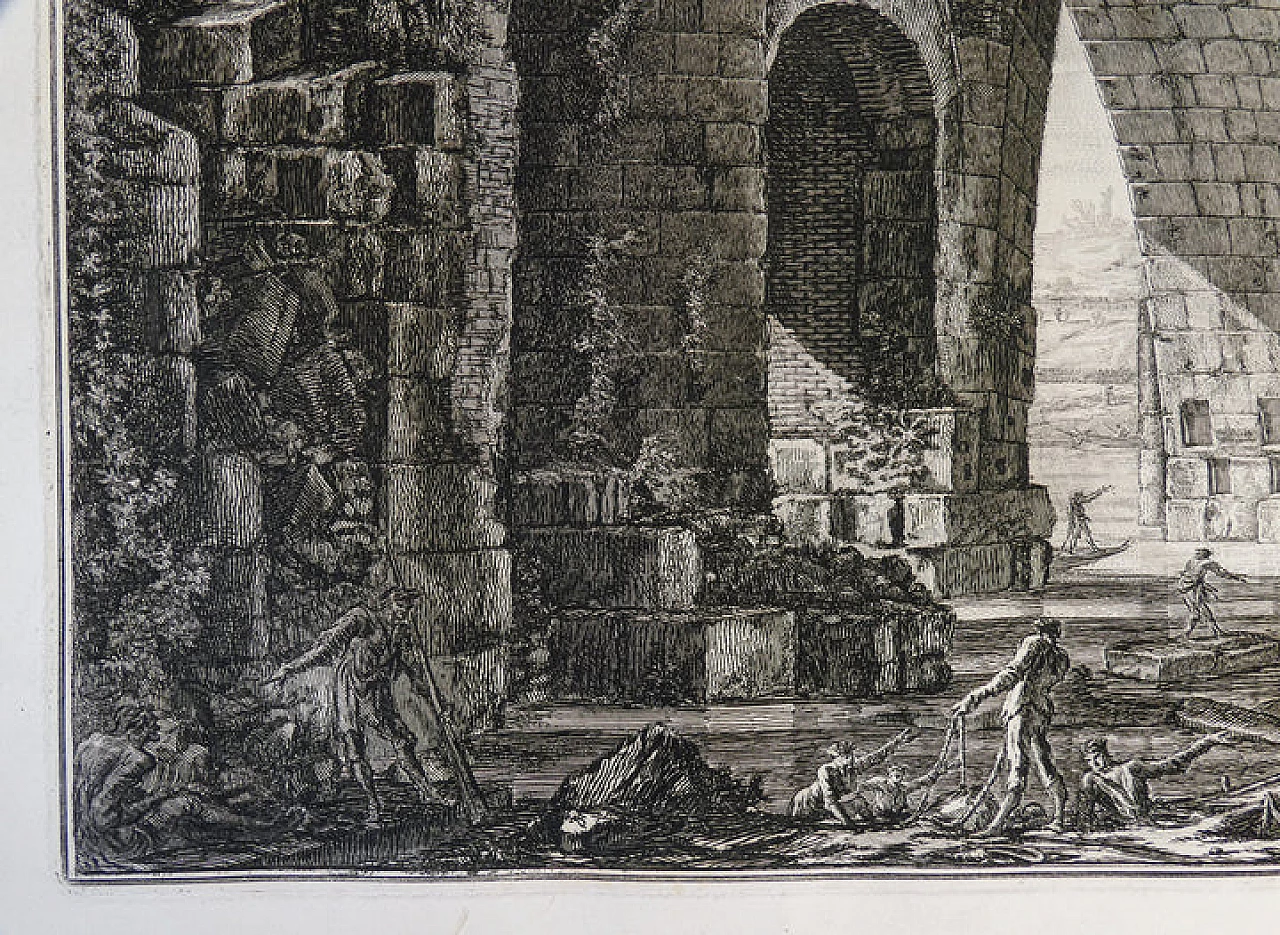 Piranesi F., Veduta del Ponte Molle, acquaforte, 1762 12