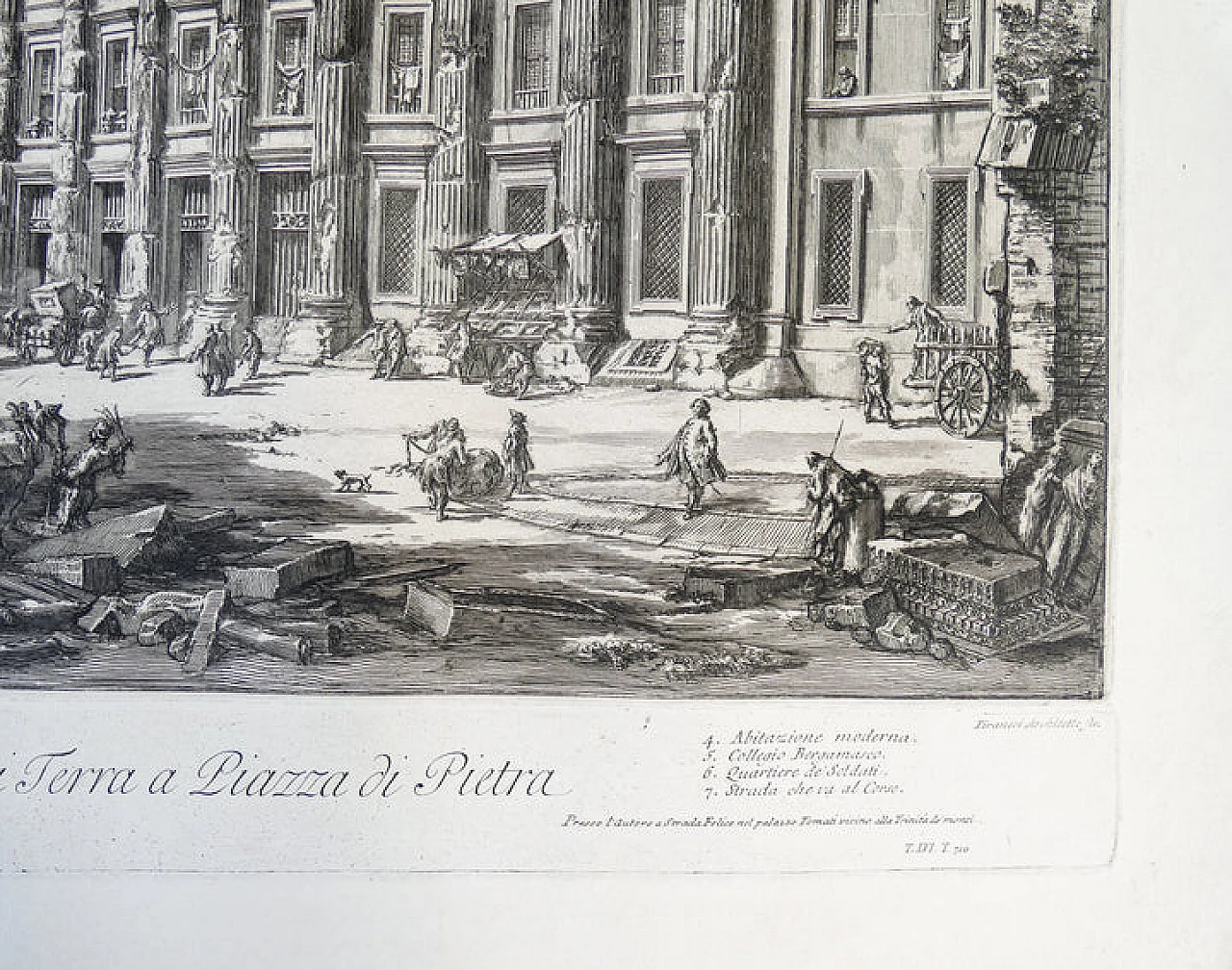 G. B. Piranesi, Veduta della Dogana di Terra, acquaforte, 1753 6