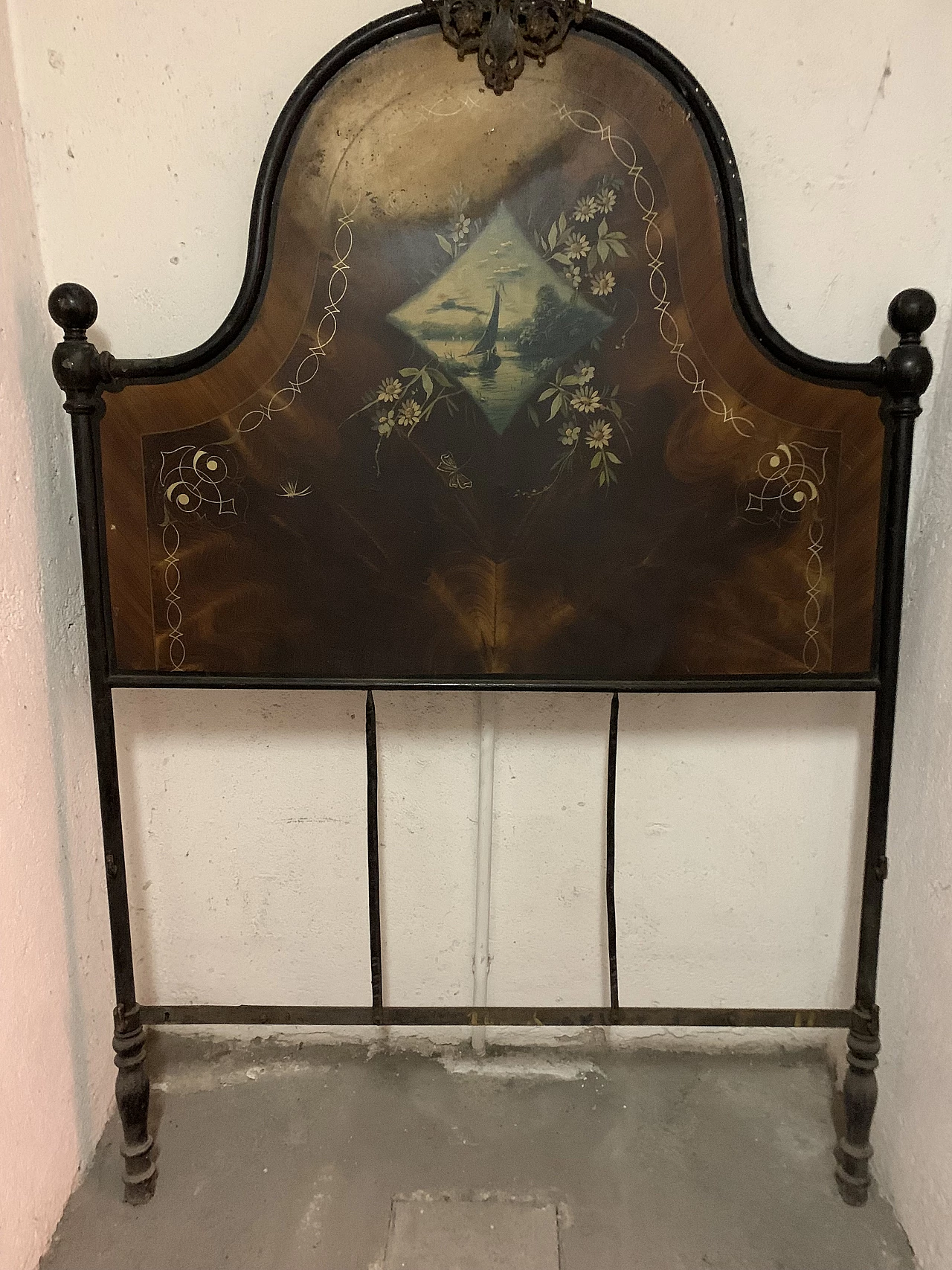 Italian iron bed, 19th century 4
