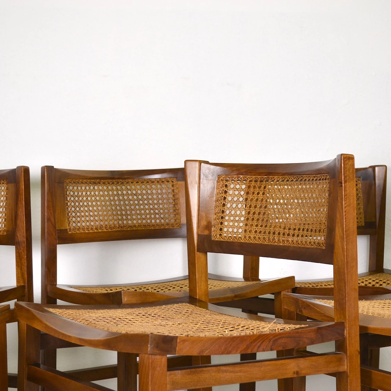 8 Rosewood chairs by Carlo de Carli for Cassina, 1960s 11