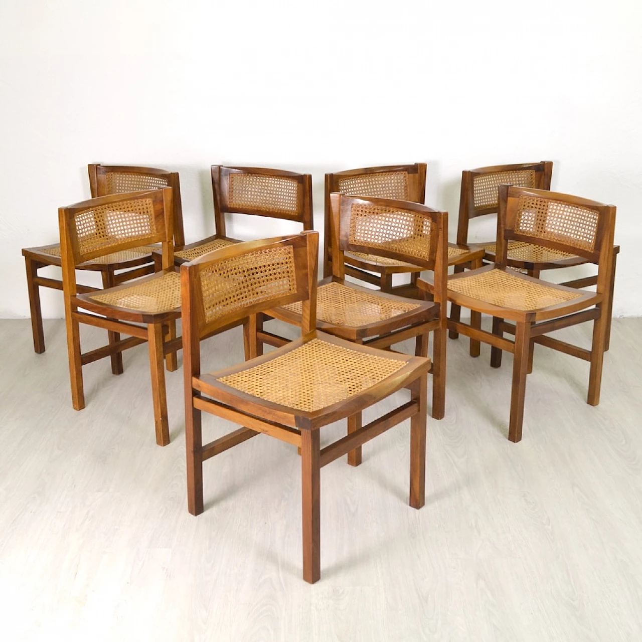8 Rosewood chairs by Carlo de Carli for Cassina, 1960s 13