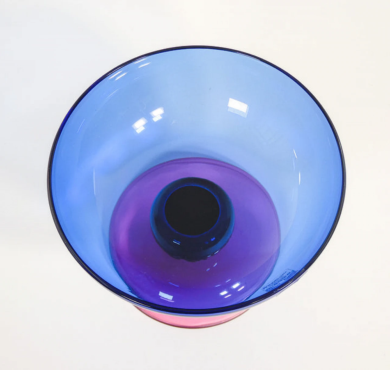 Coppa in vetro soffiato di Marcello Furlan per LIP, 1987 8