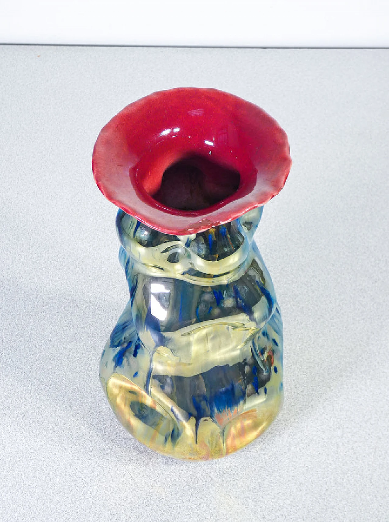 Vaso in ceramica di Albisola di M.G.A. Giuseppe Mazzotti 4