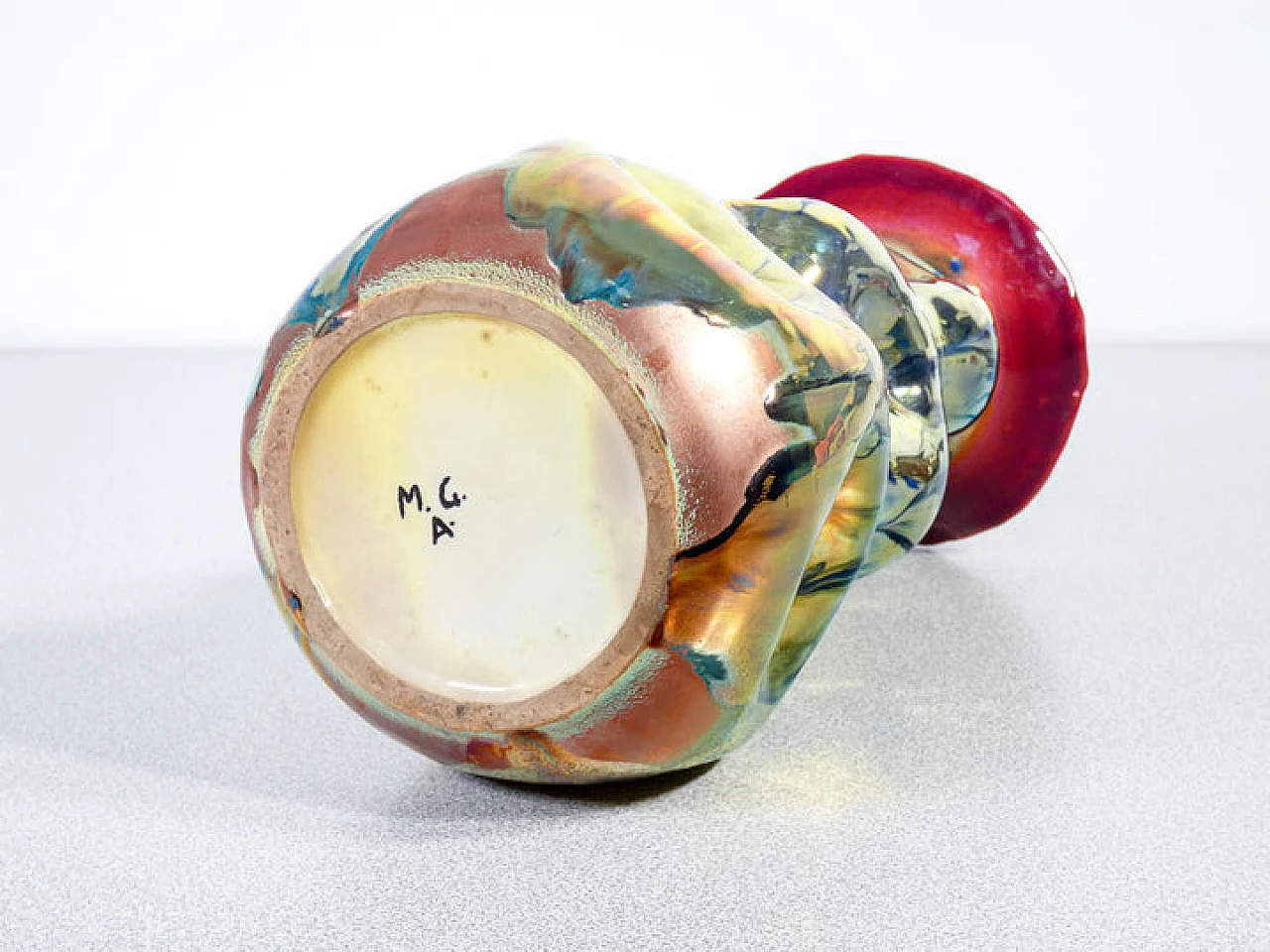 Vaso in ceramica di Albisola di M.G.A. Giuseppe Mazzotti 9