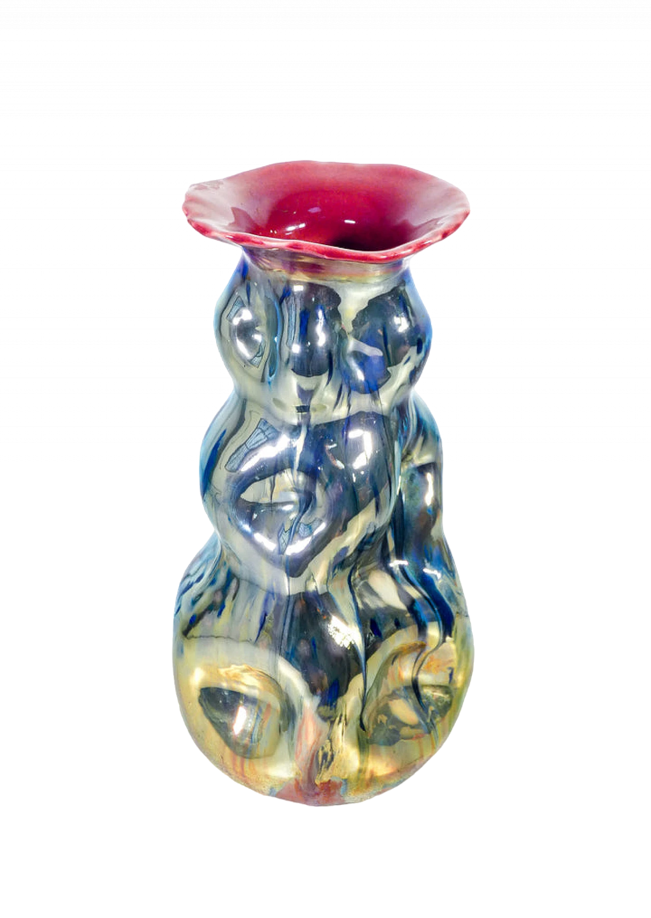 Vaso in ceramica di Albisola di M.G.A. Giuseppe Mazzotti 11