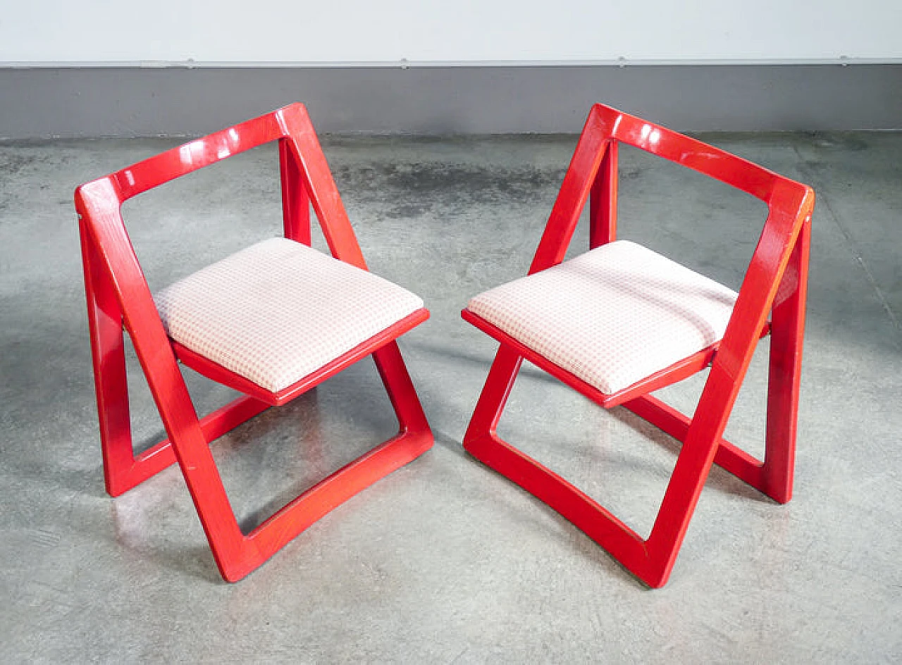 4 Trieste chairs by D'Aniello and Jacober for Bazzani, 1960s 2
