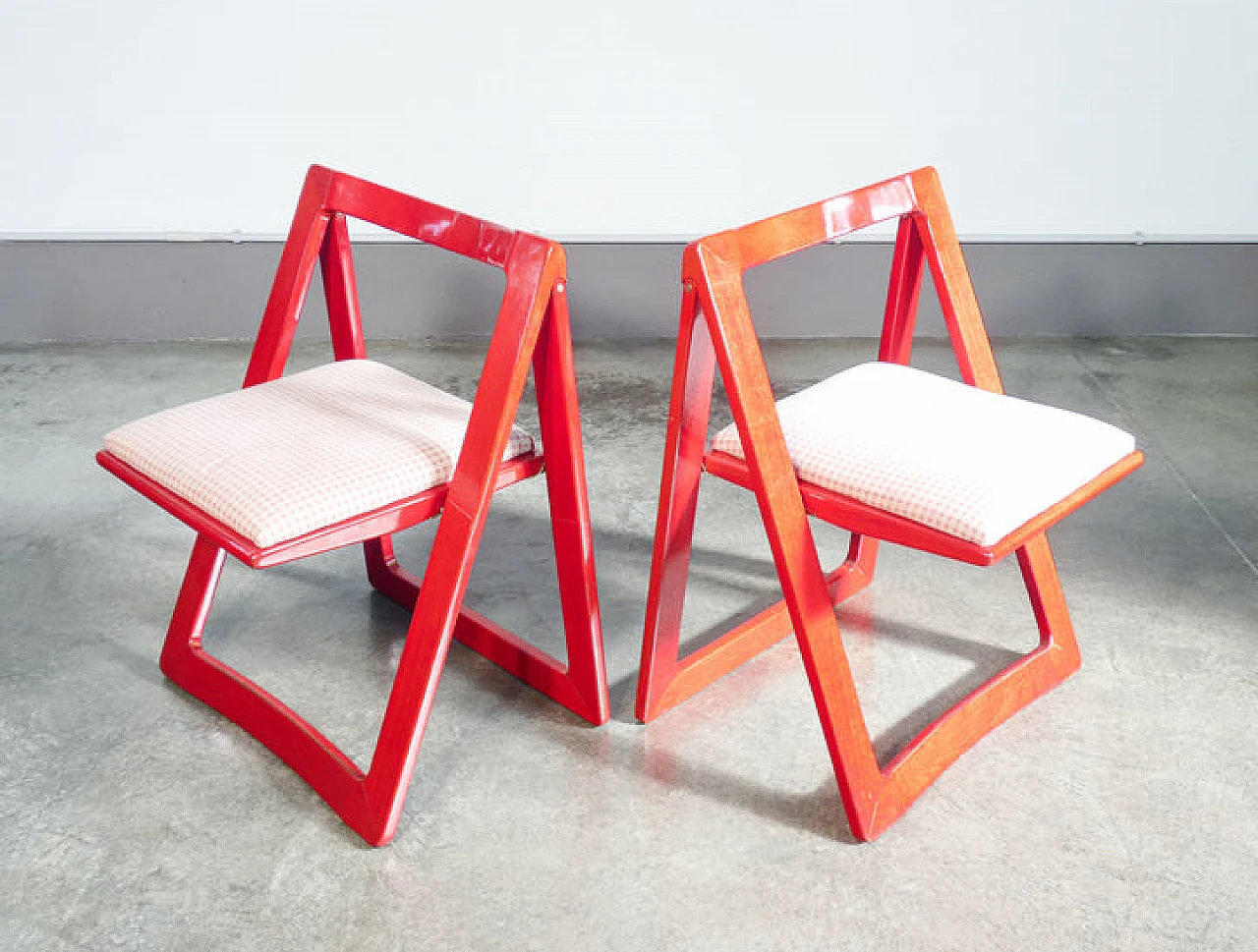 4 Trieste chairs by D'Aniello and Jacober for Bazzani, 1960s 4