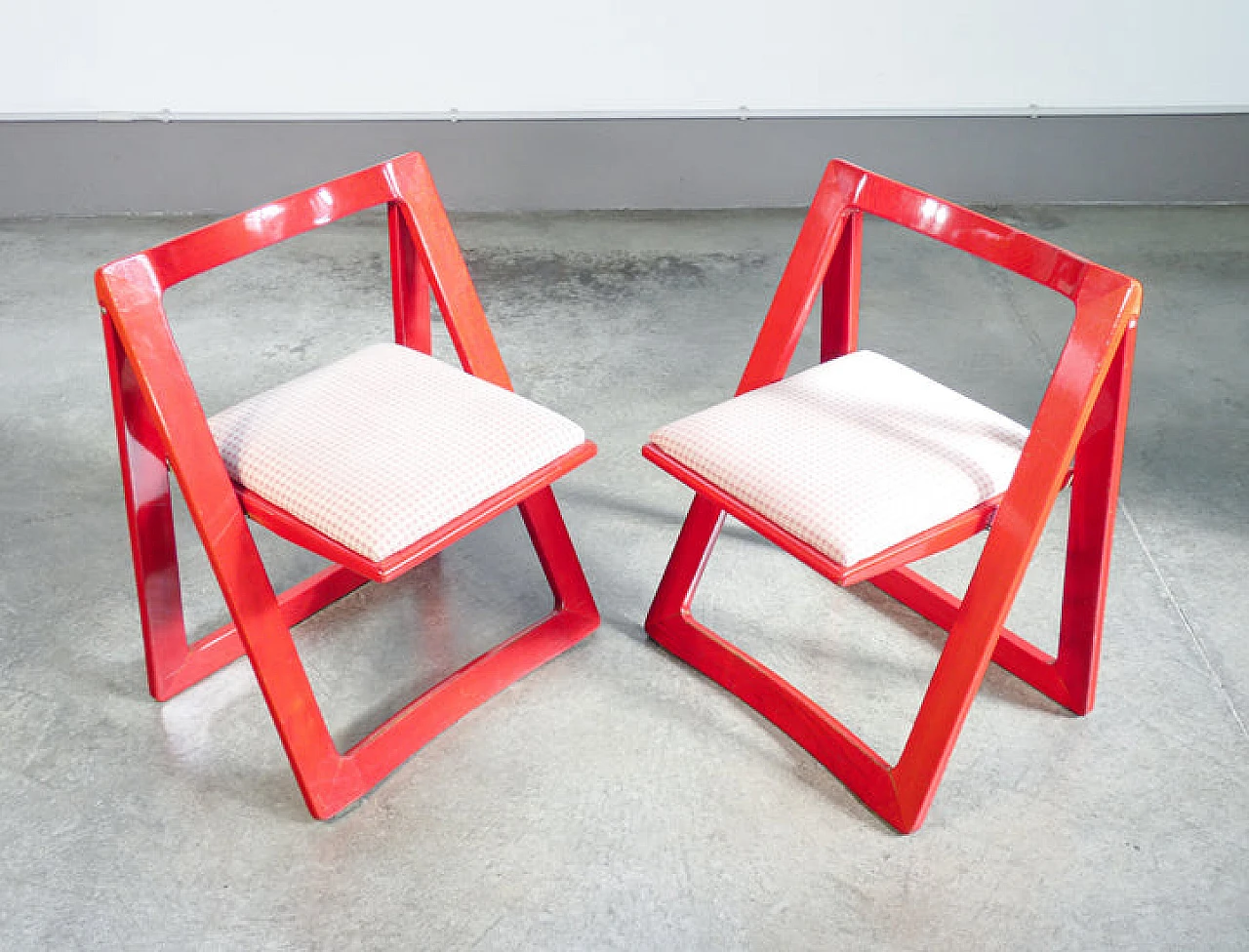 4 Trieste chairs by D'Aniello and Jacober for Bazzani, 1960s 6