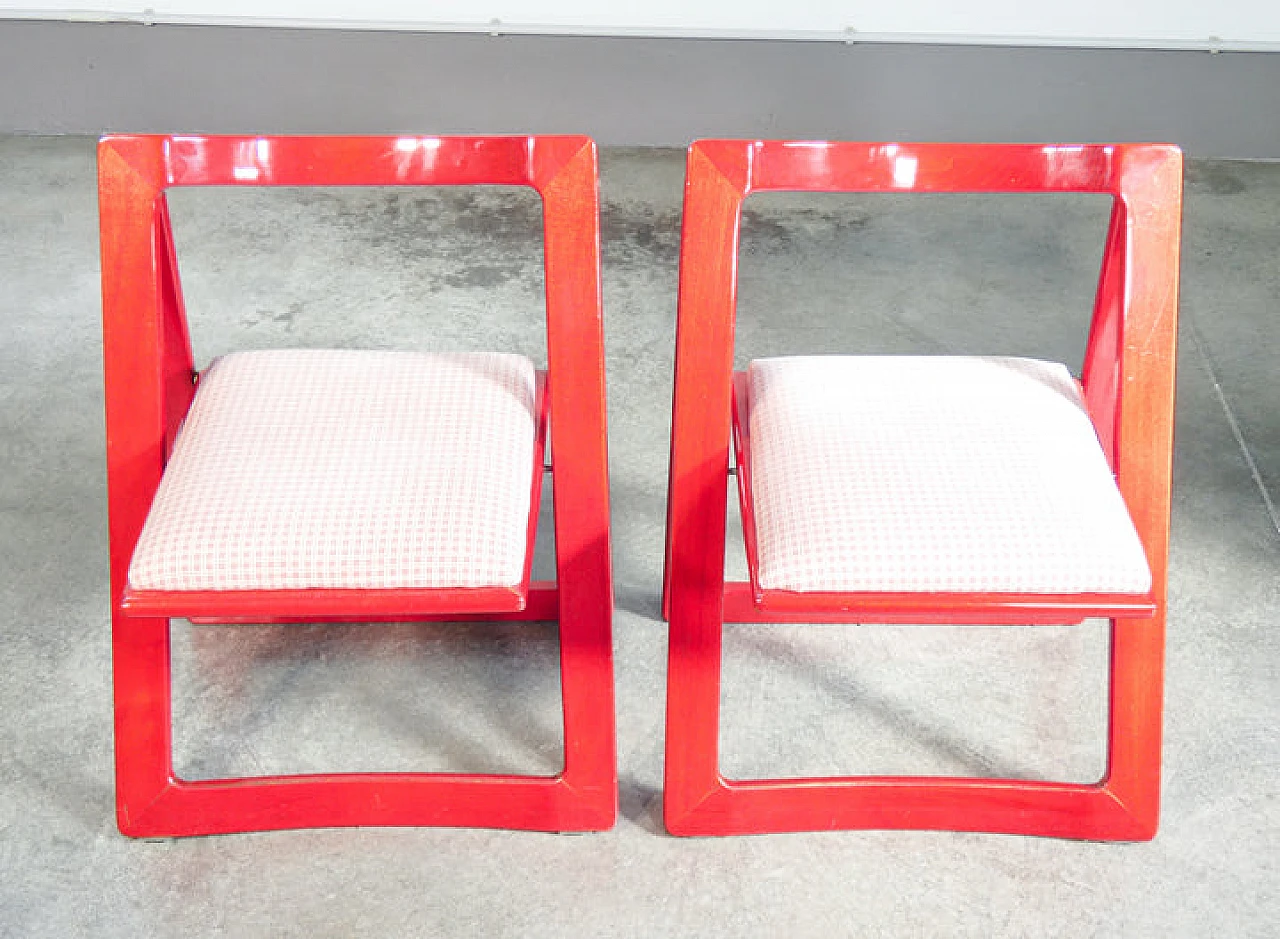 4 Trieste chairs by D'Aniello and Jacober for Bazzani, 1960s 7