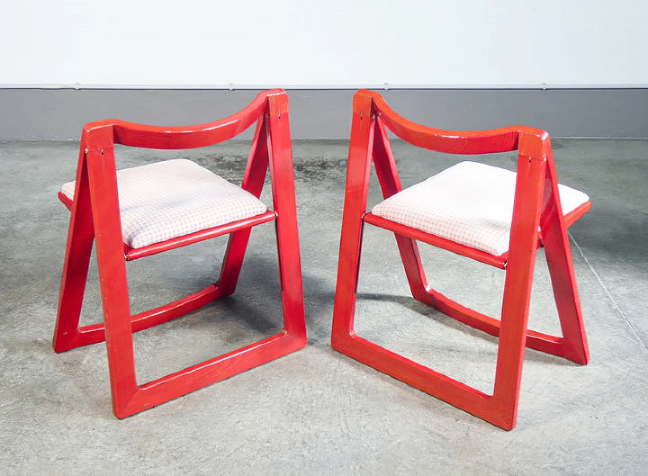 4 Trieste chairs by D'Aniello and Jacober for Bazzani, 1960s 9