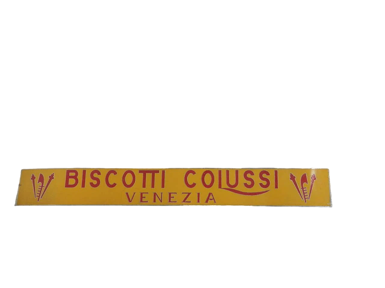 Insegna di Biscotti Colussi Venezia, anni '50 9
