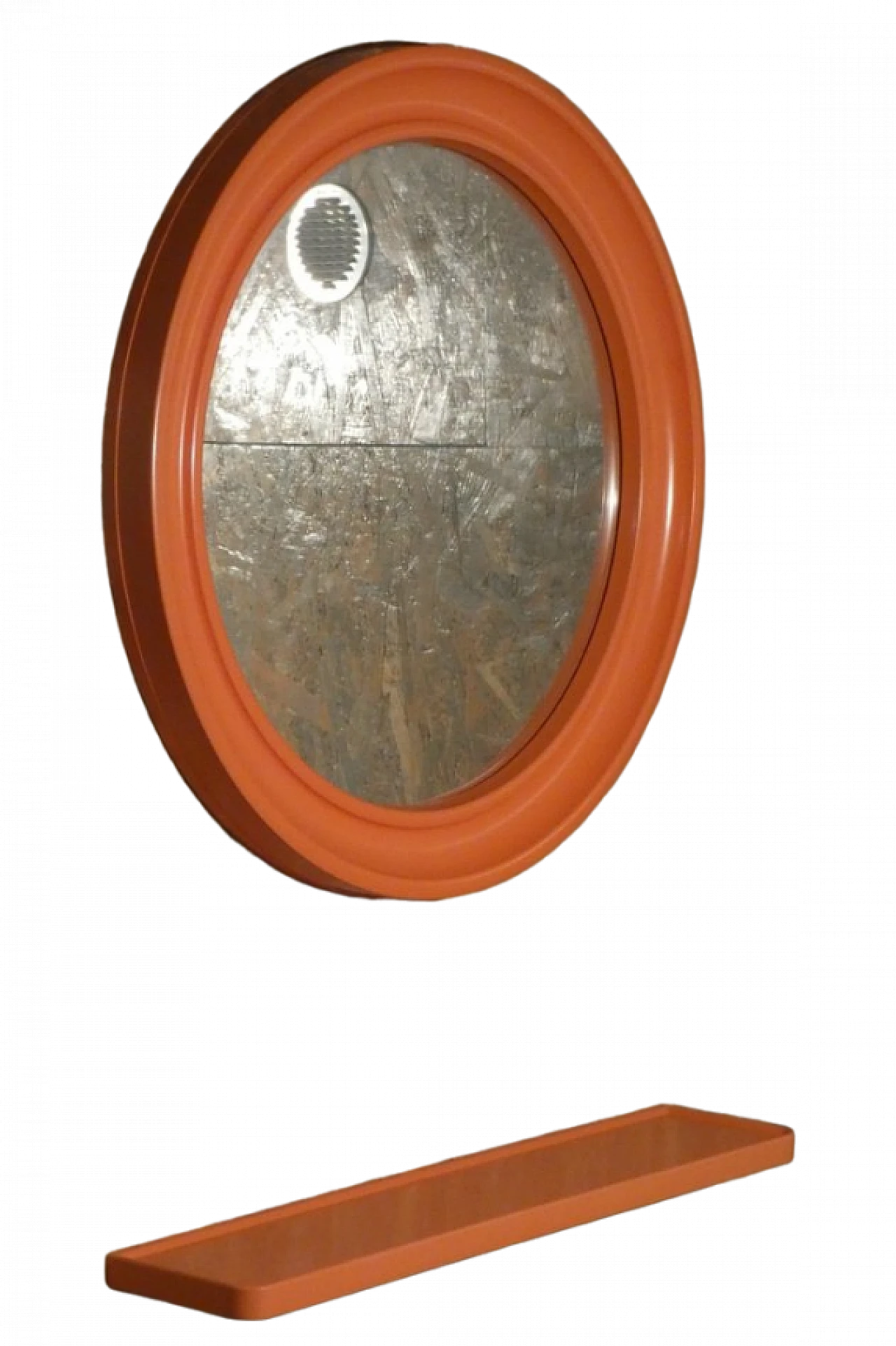 Specchio America con mensola Dora di Carrara & Matta, anni '70 16