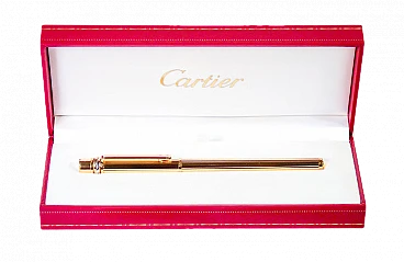 Stylo Must de Cartier fountain pen with case, 2004