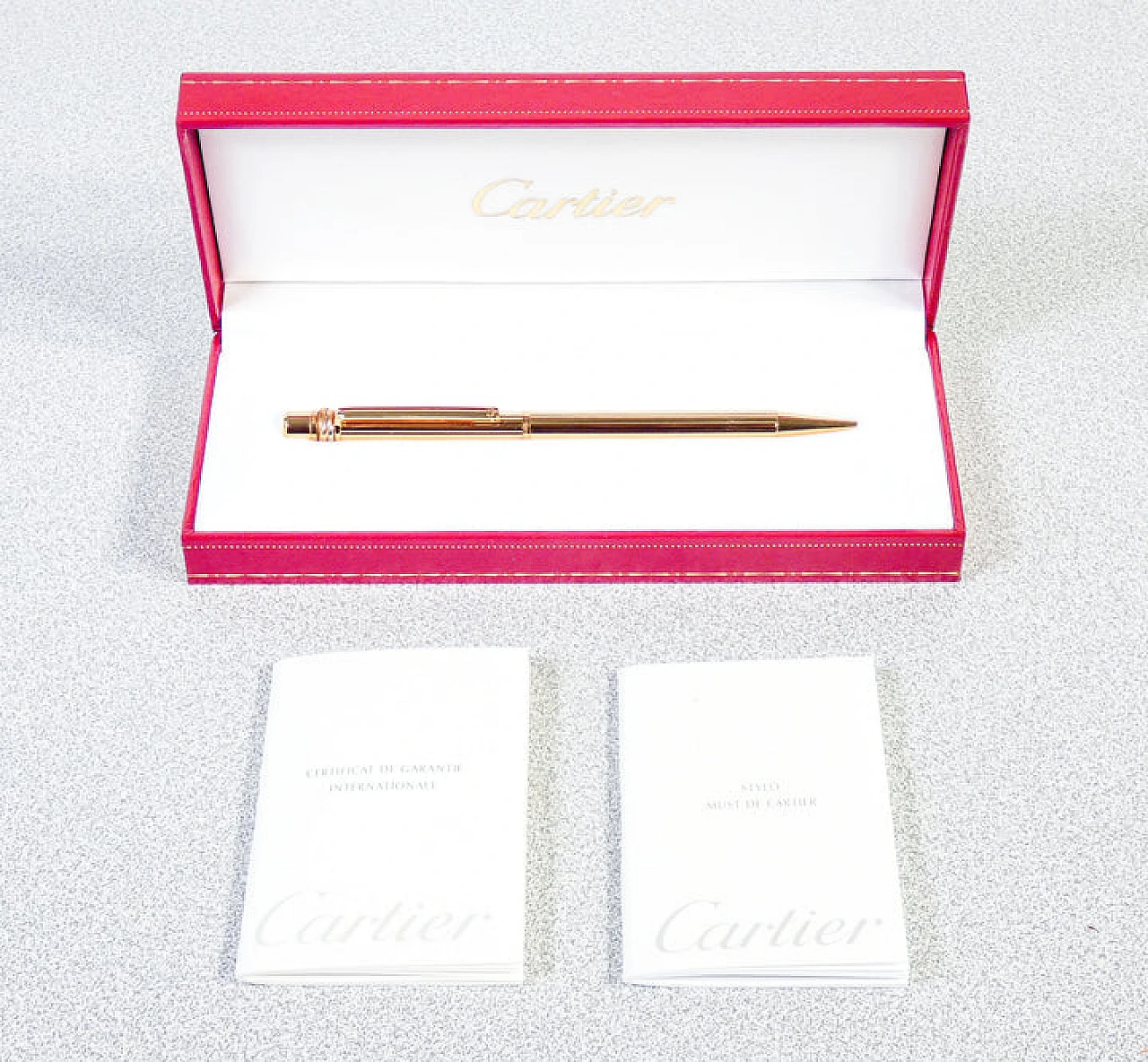 Stylo Must de Cartier ballpoint pen with case, 2004 1
