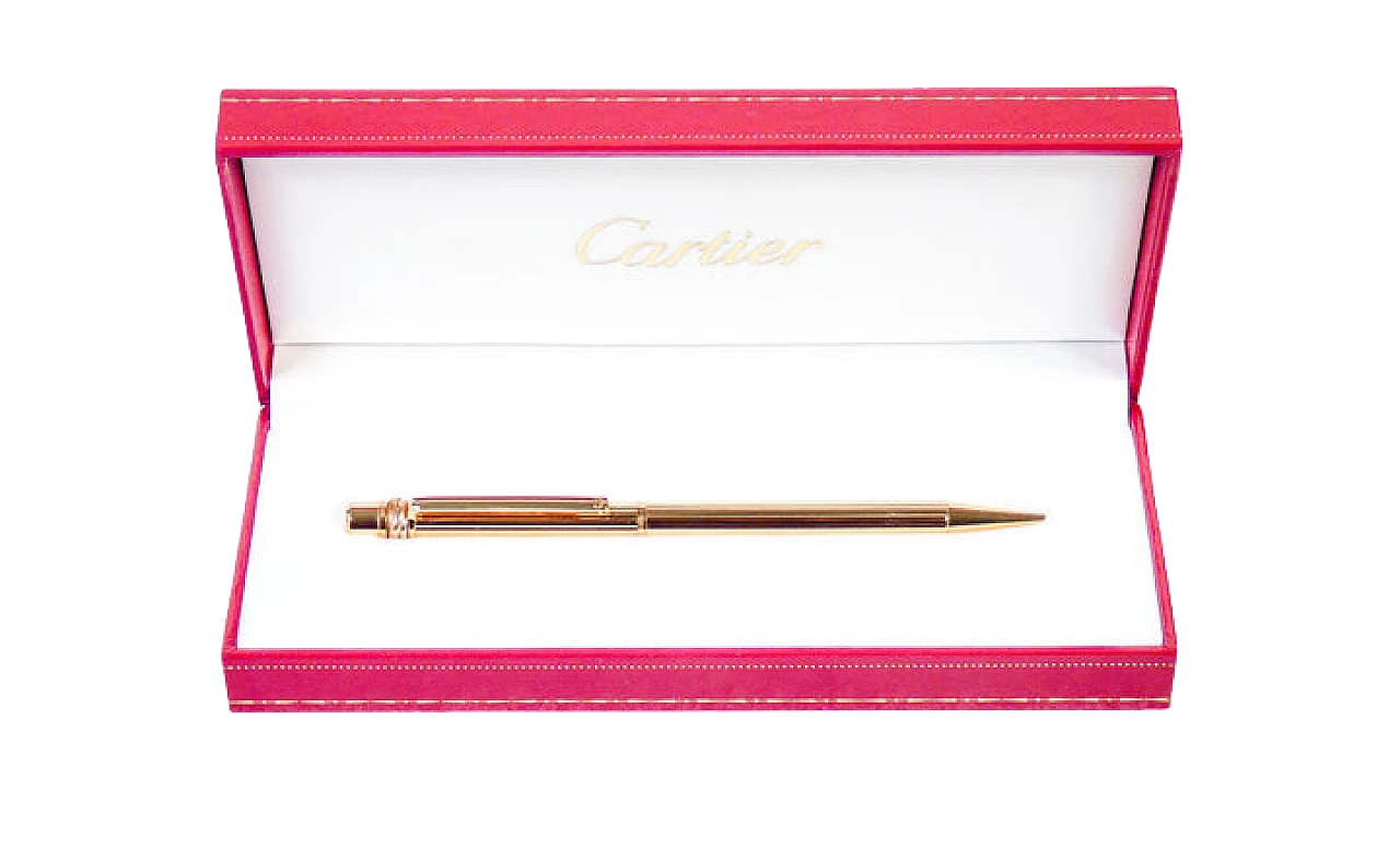 Stylo Must de Cartier ballpoint pen with case, 2004 10