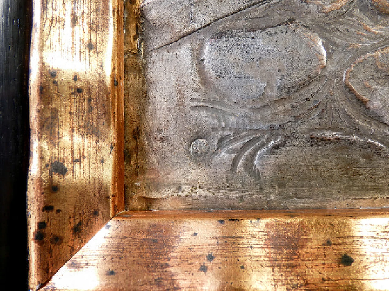 Bas-relief with running chariot by Argenteria Guido Galbiati, 1950s 7